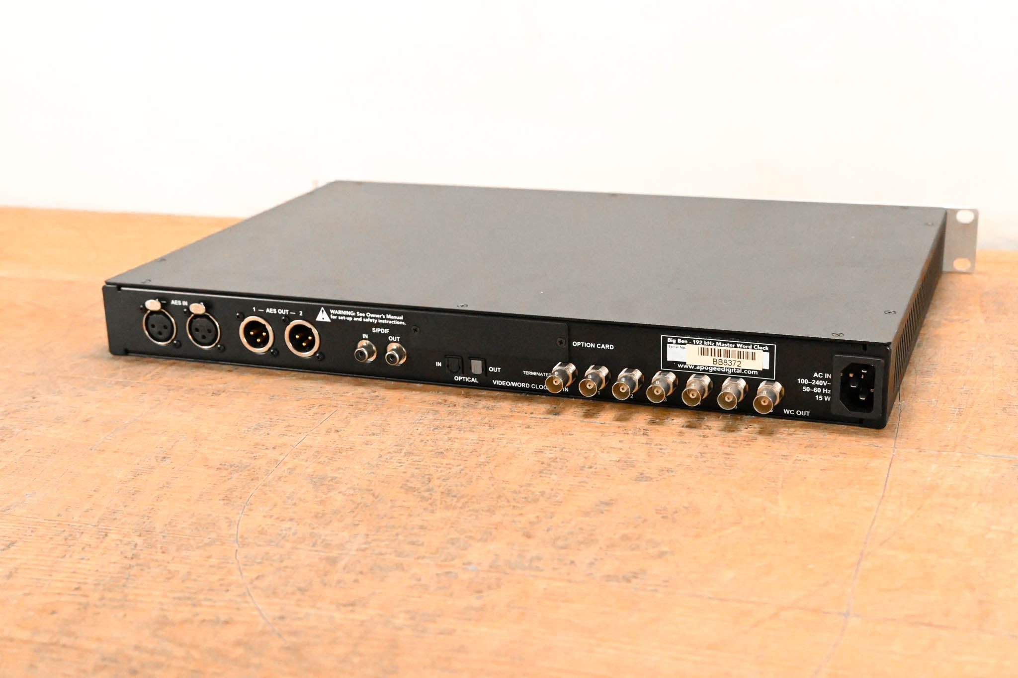 Apogee Big Ben 192k Master Digital Clock