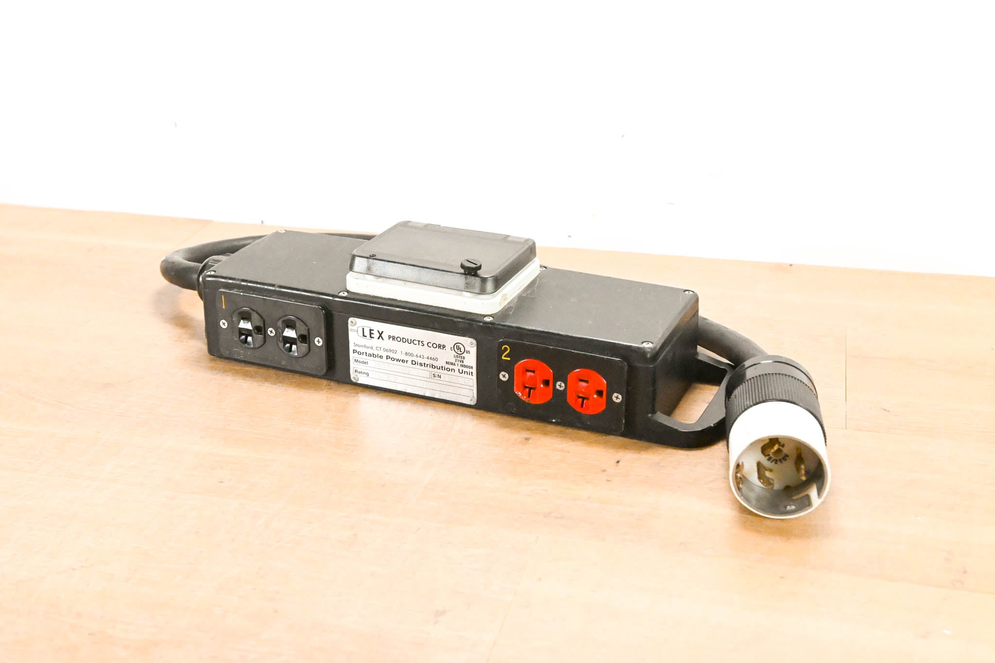 LEX Products DB100NT-HBB-S1 Portable Power Distribution Unit