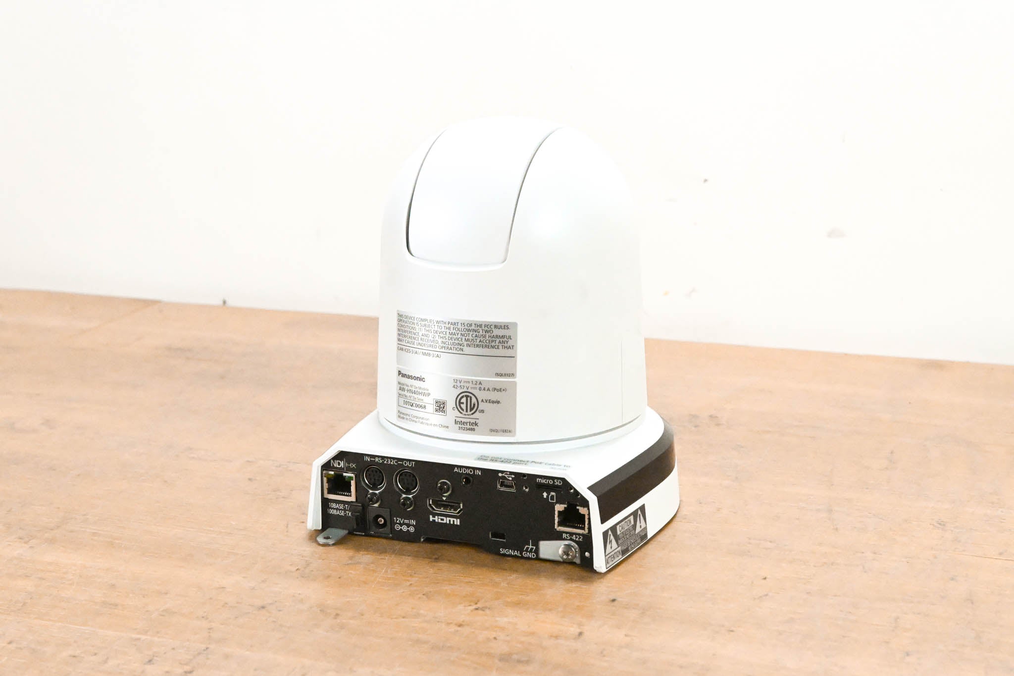 Panasonic AW-HN40HWP HD PTZ Camera with NDI | HX (NO POWER SUPPLY)