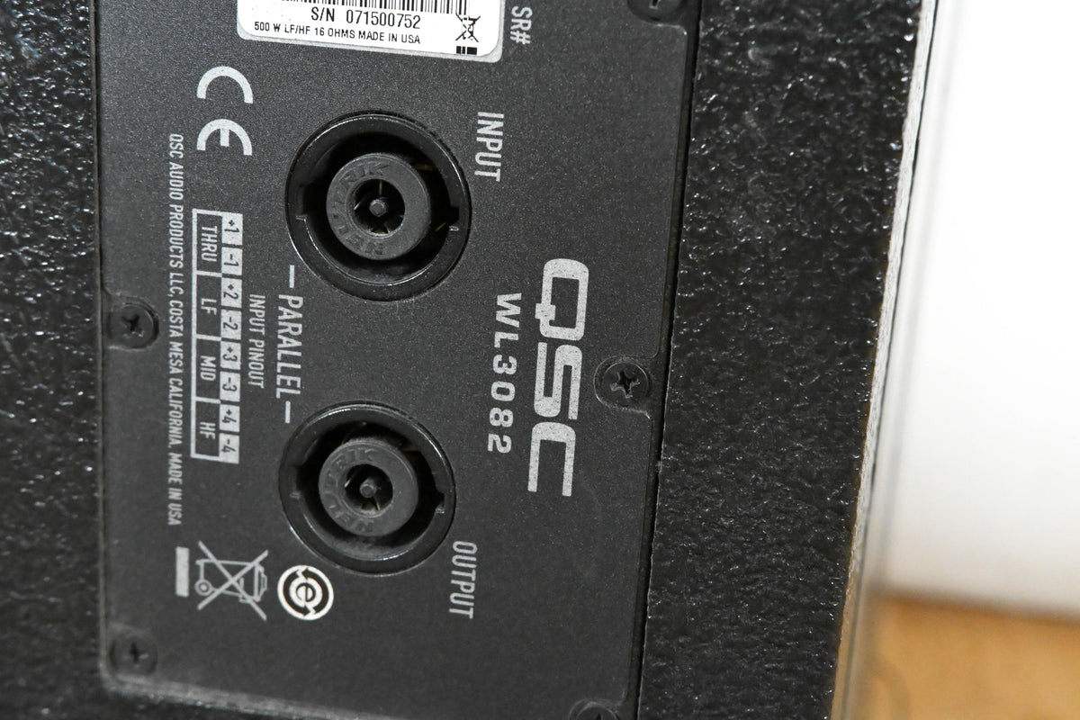 QSC WL3082 WideLine-8 3-Way Line Array Loudspeaker (PAIR)