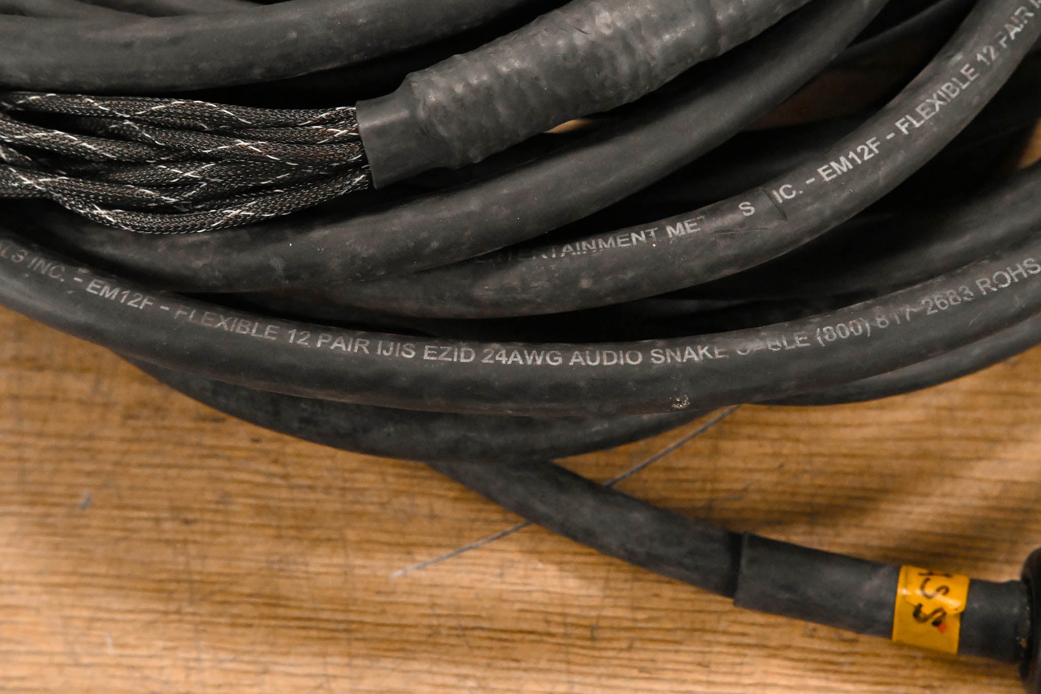 Unbranded DT-12 Female 37-Pin Connector to (12x)XLRM Cable - 75ft