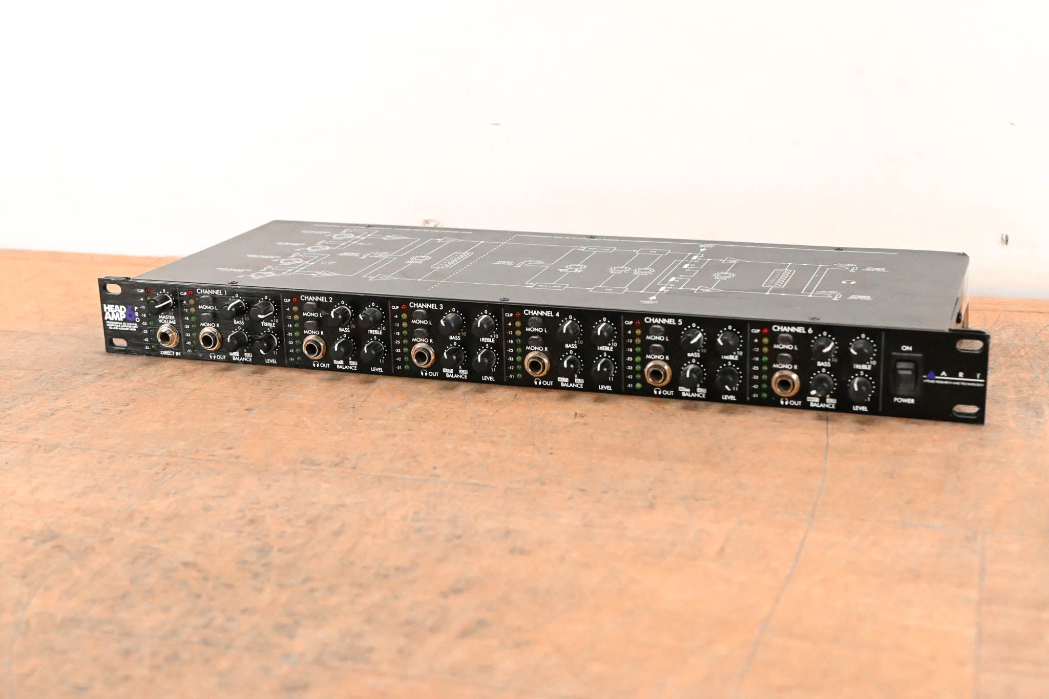 ART HeadAmp6Pro 6-Channel Headphone Amplifier