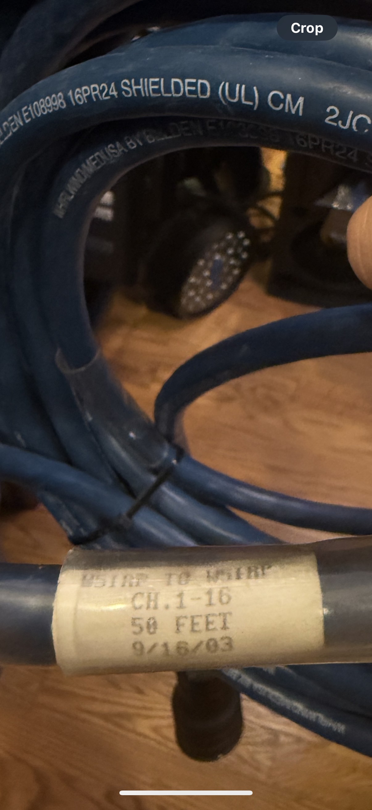 Whirlwind W5IRP to W5IRP Cable - 50ft