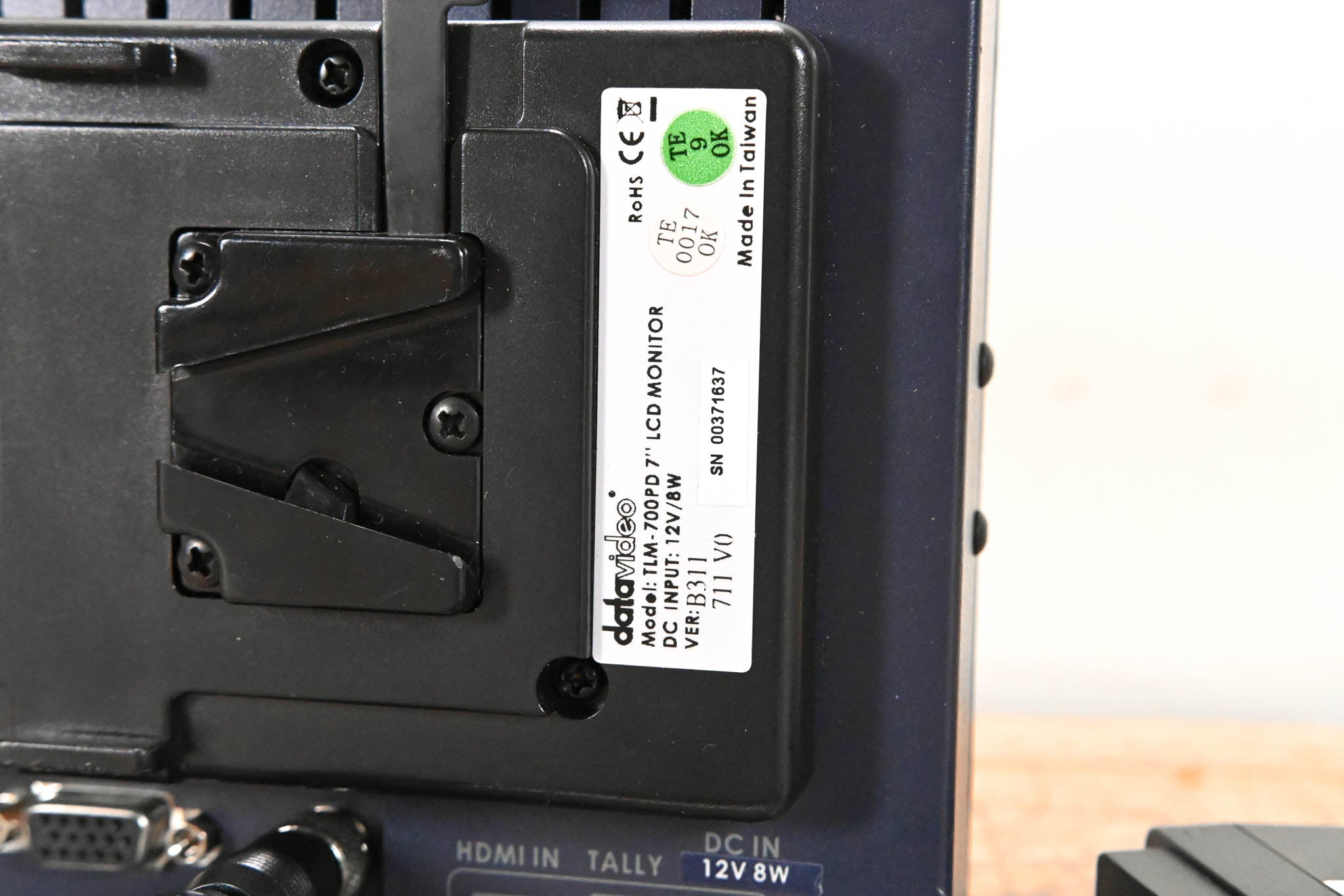 Datavideo TLM-700PD 7-inch LCD Monitor