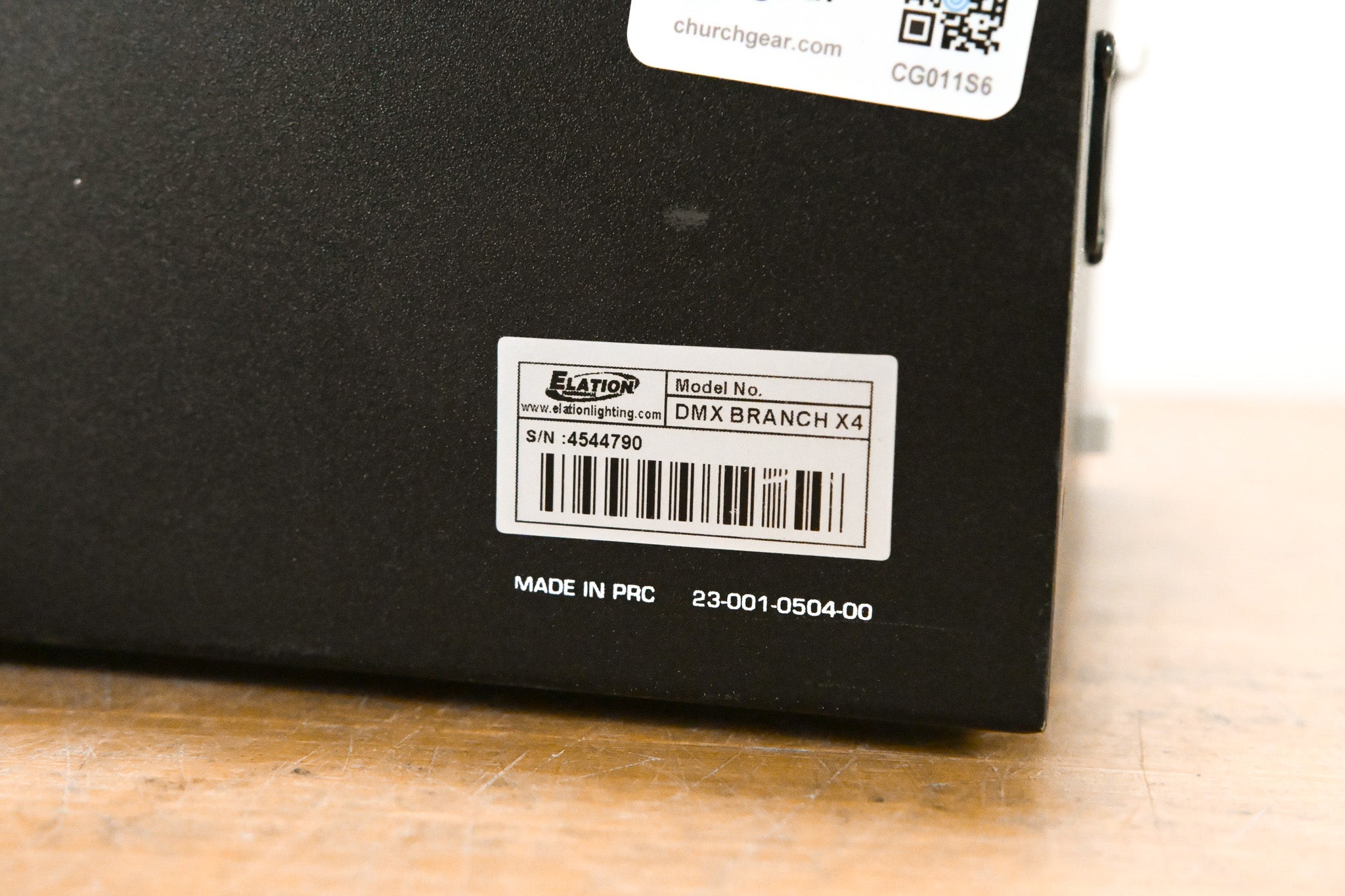 Elation DMX-Branch/4 4-Way 3-pin and 5-pin DMX Distributor