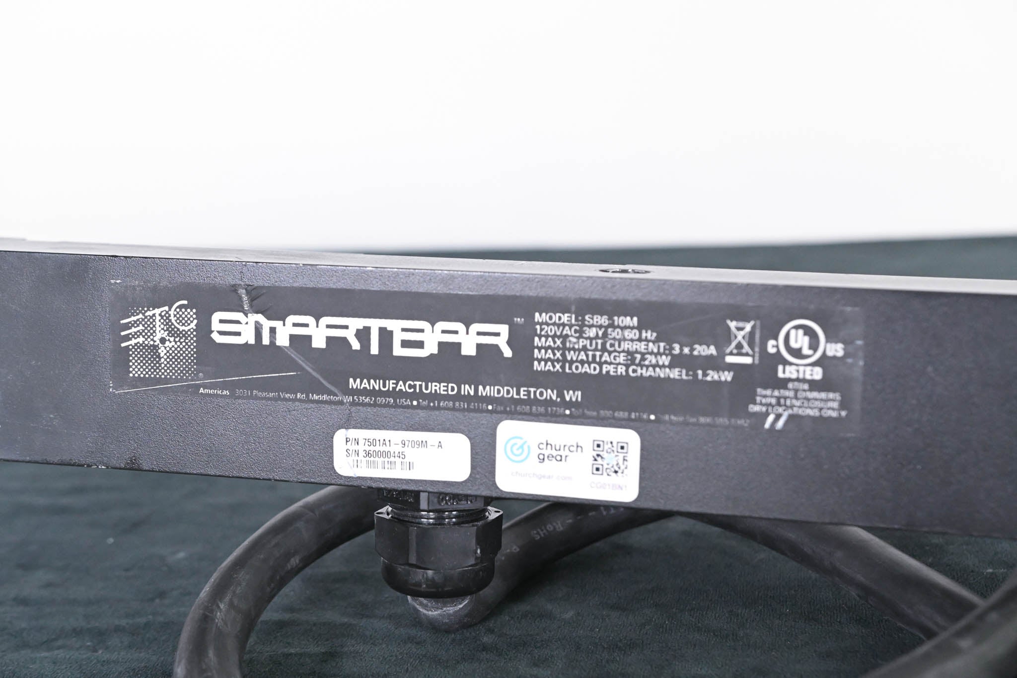 ETC SB6-10M 6 x 10A (1200W) SmartBar with Edison Connectors