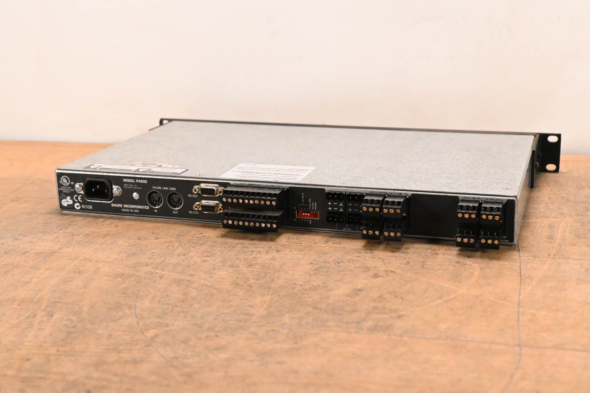 Shure P4800 4x8 Digital Signal Processor