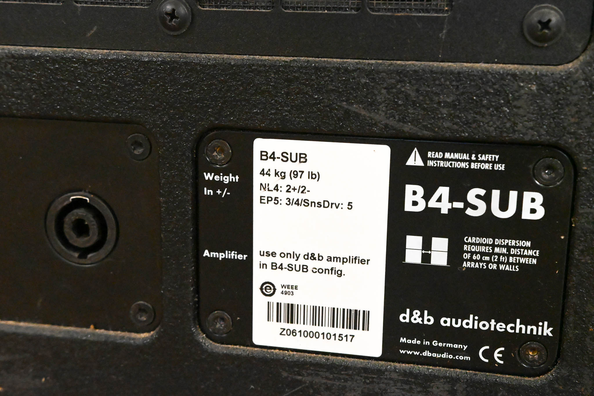 d&b audiotechnik B4-SUB Cardioid Subwoofer