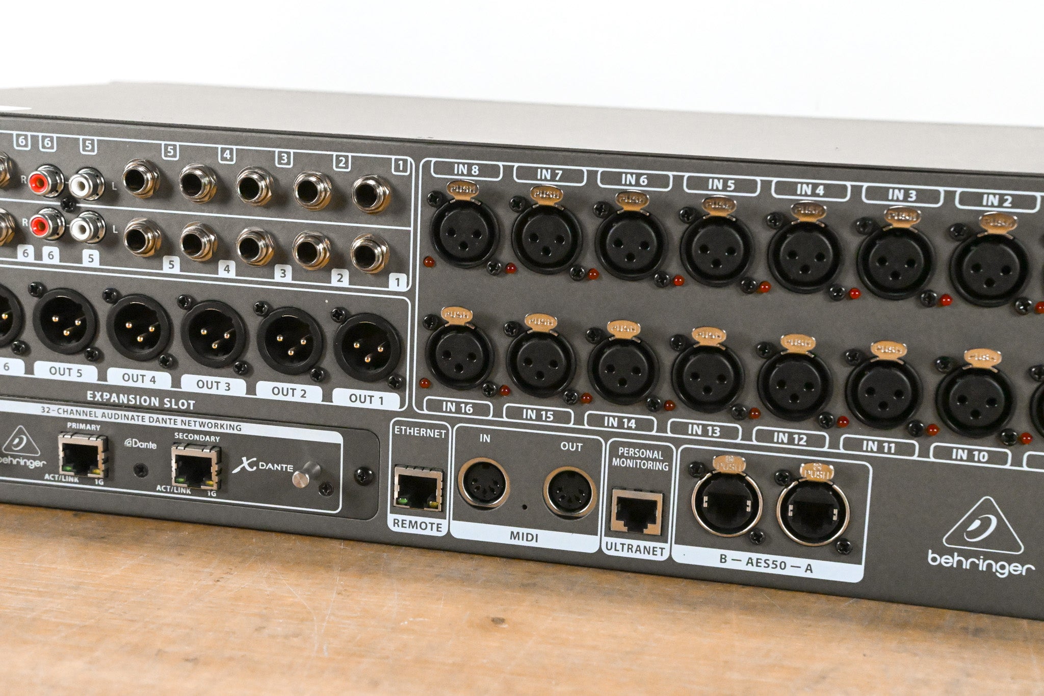 Behringer X32 Rack 40-Channel Rackmount Digital Mixer w/ X-DANTE Card