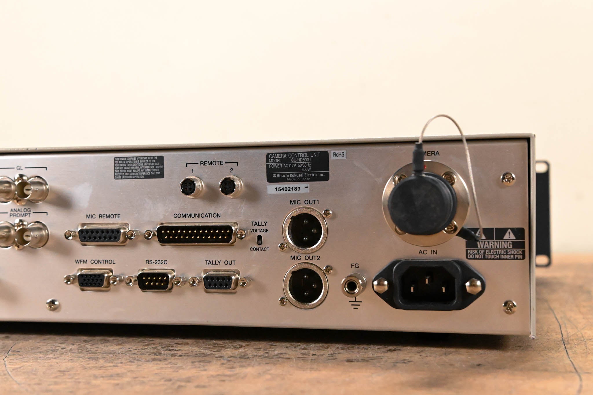 Hitachi CU-HD500 Fiber Optic Camera Control Unit