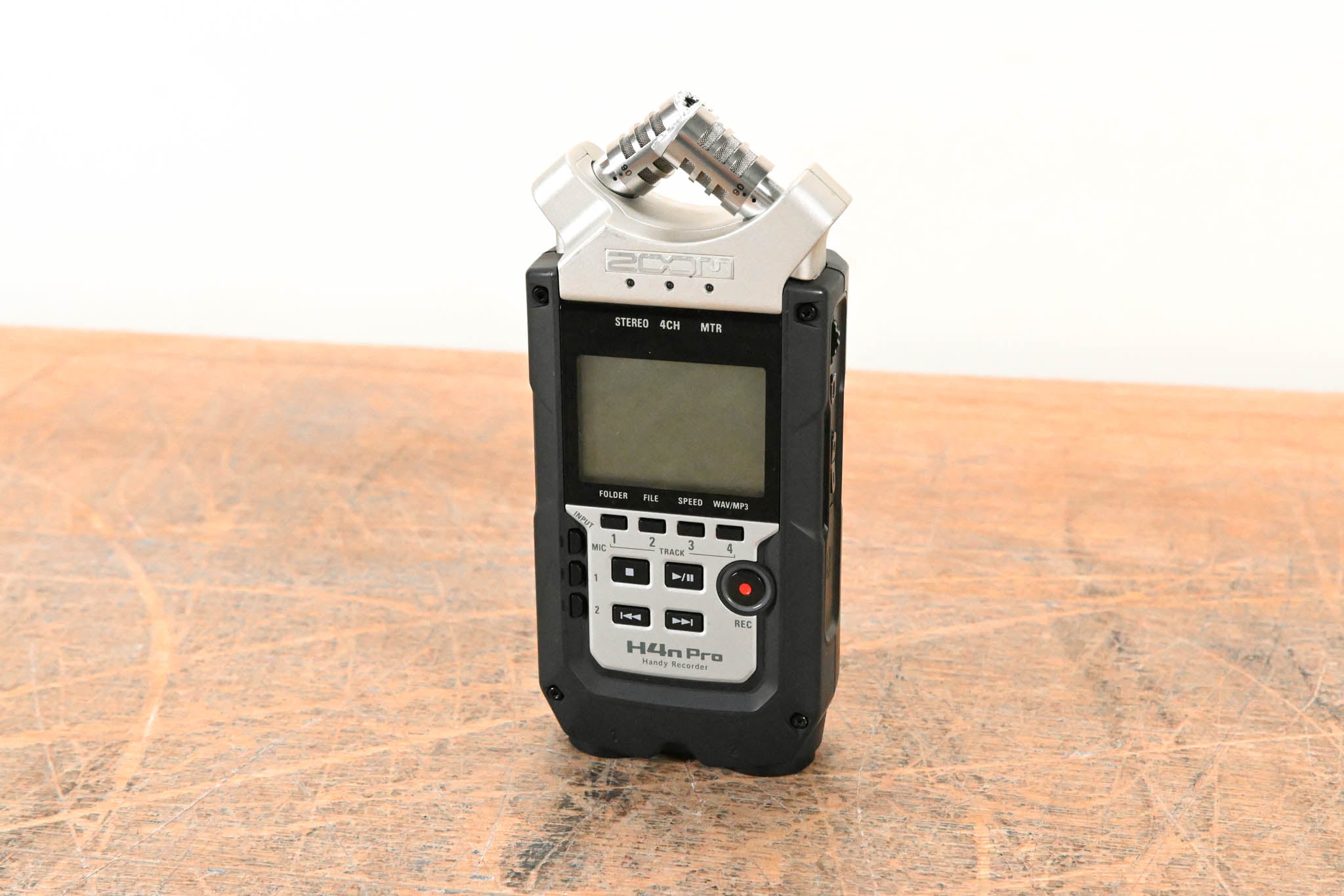 Zoom H4n Pro 4-Track Portable Recorder with Stereo Microphones