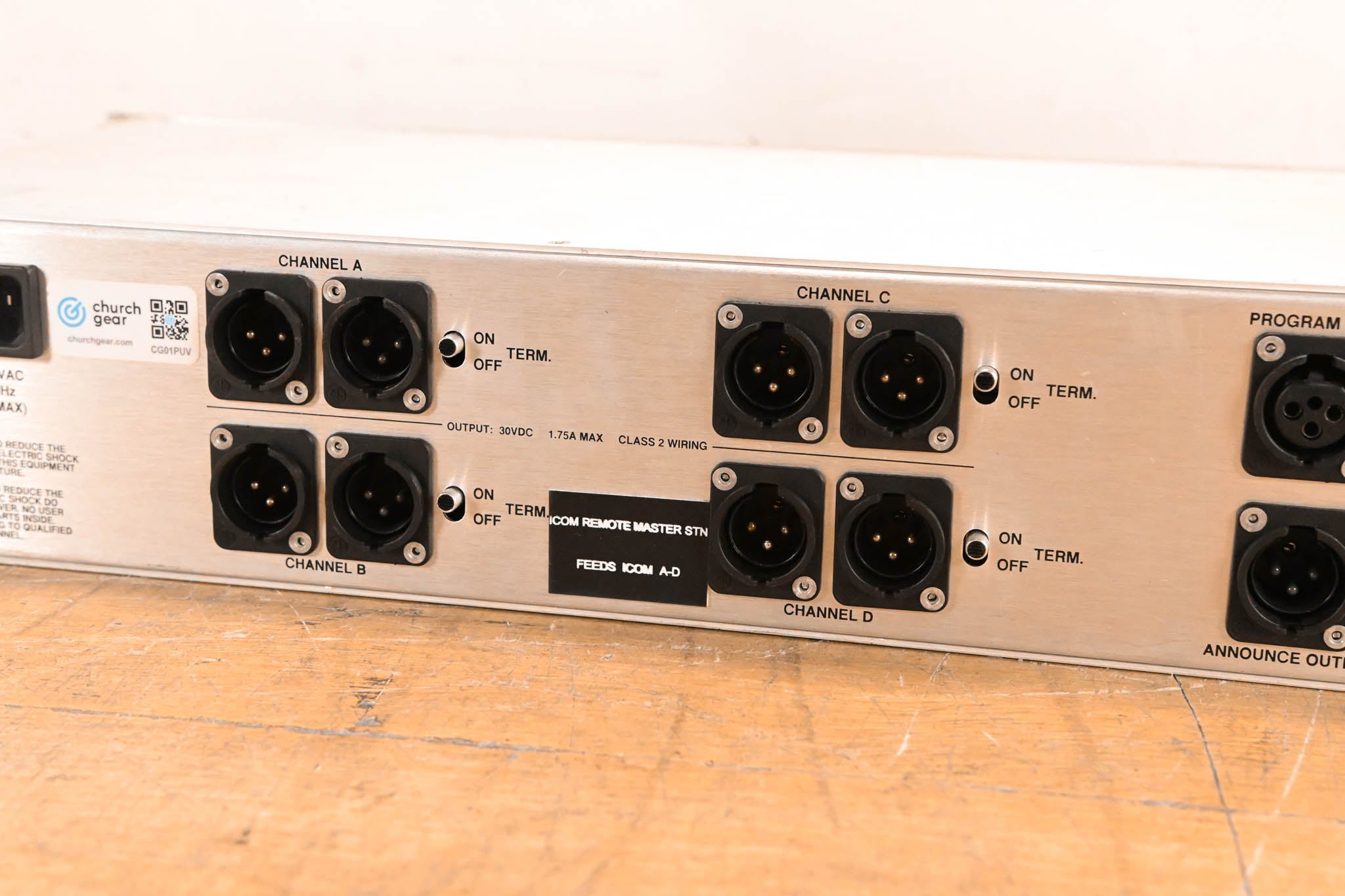 Clear-Com MS-440 4-Channel Intercom Main Station