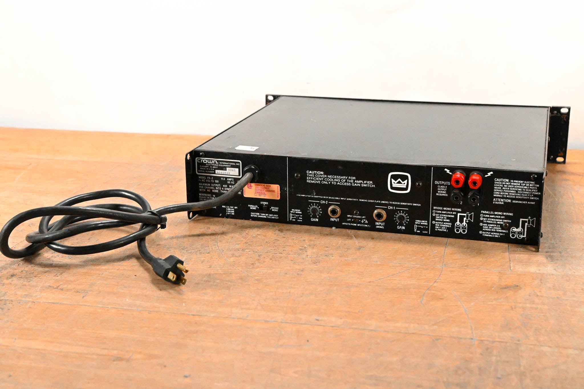 Crown Power Base-2 2-Channel Power Amplifier