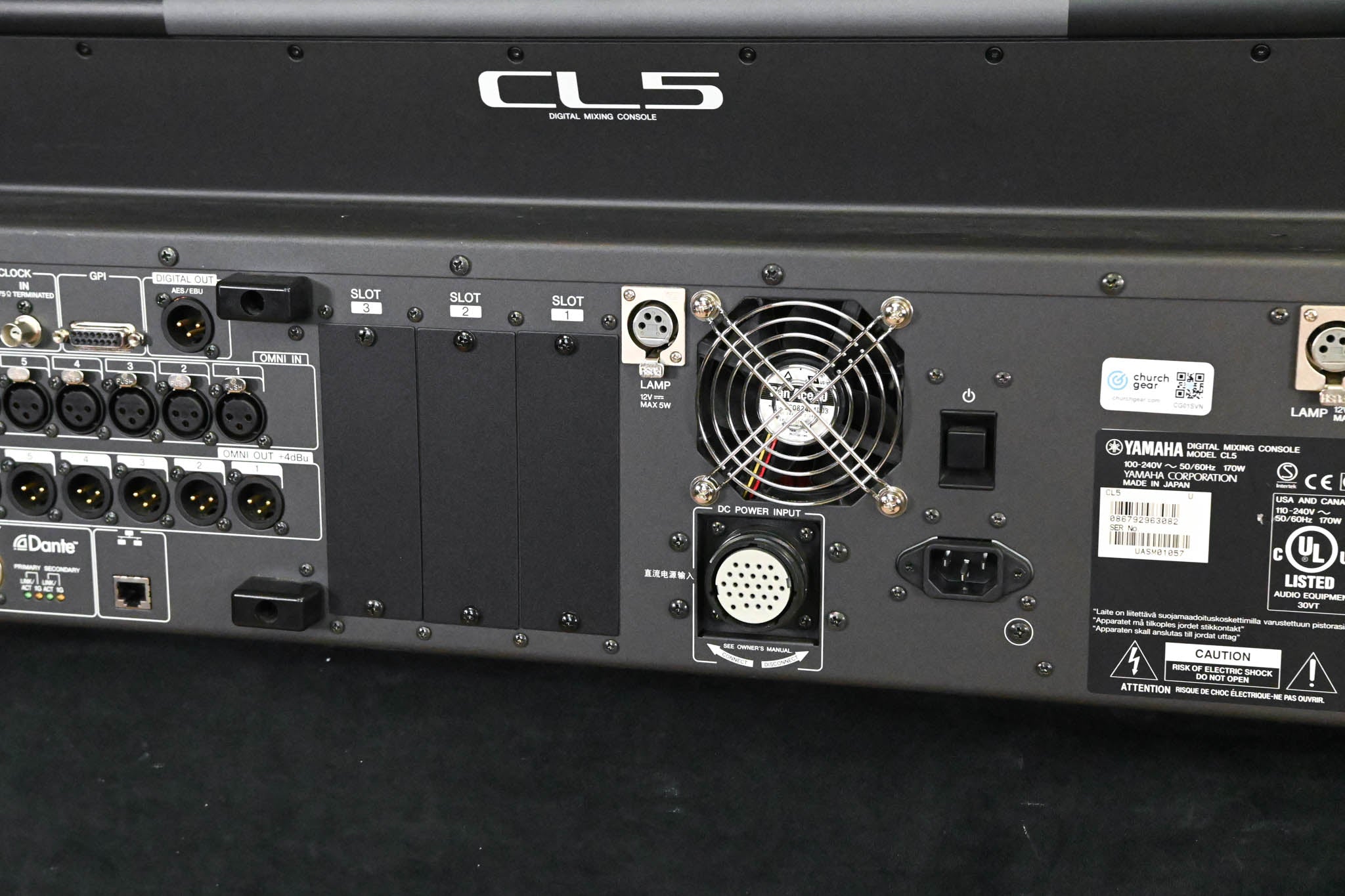 Yamaha CL5 72-Channel Digital Mixing Console
