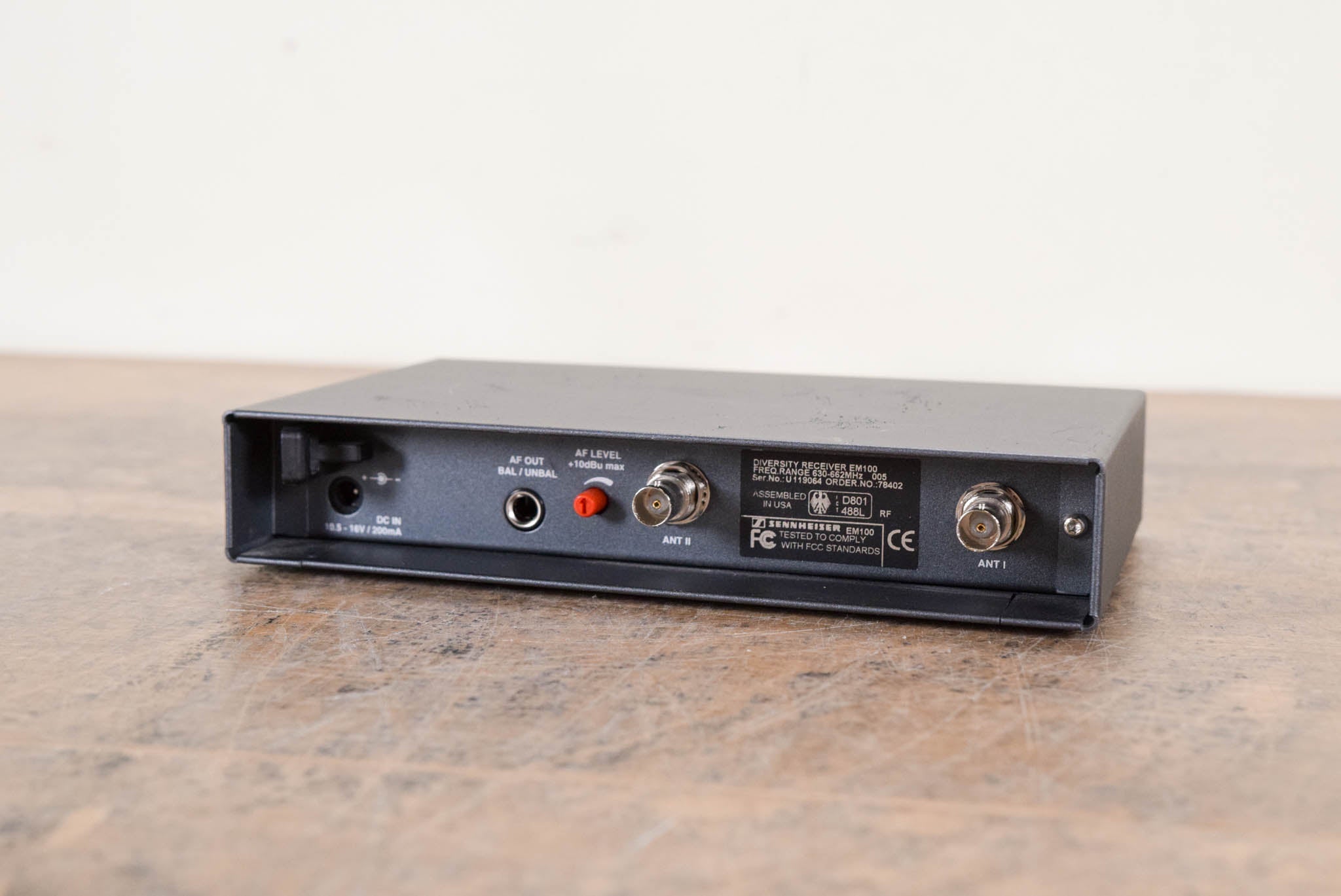 Sennheiser EM 100 Wireless Receiver - 630-662 MHz (NO POWER SUPPLY)