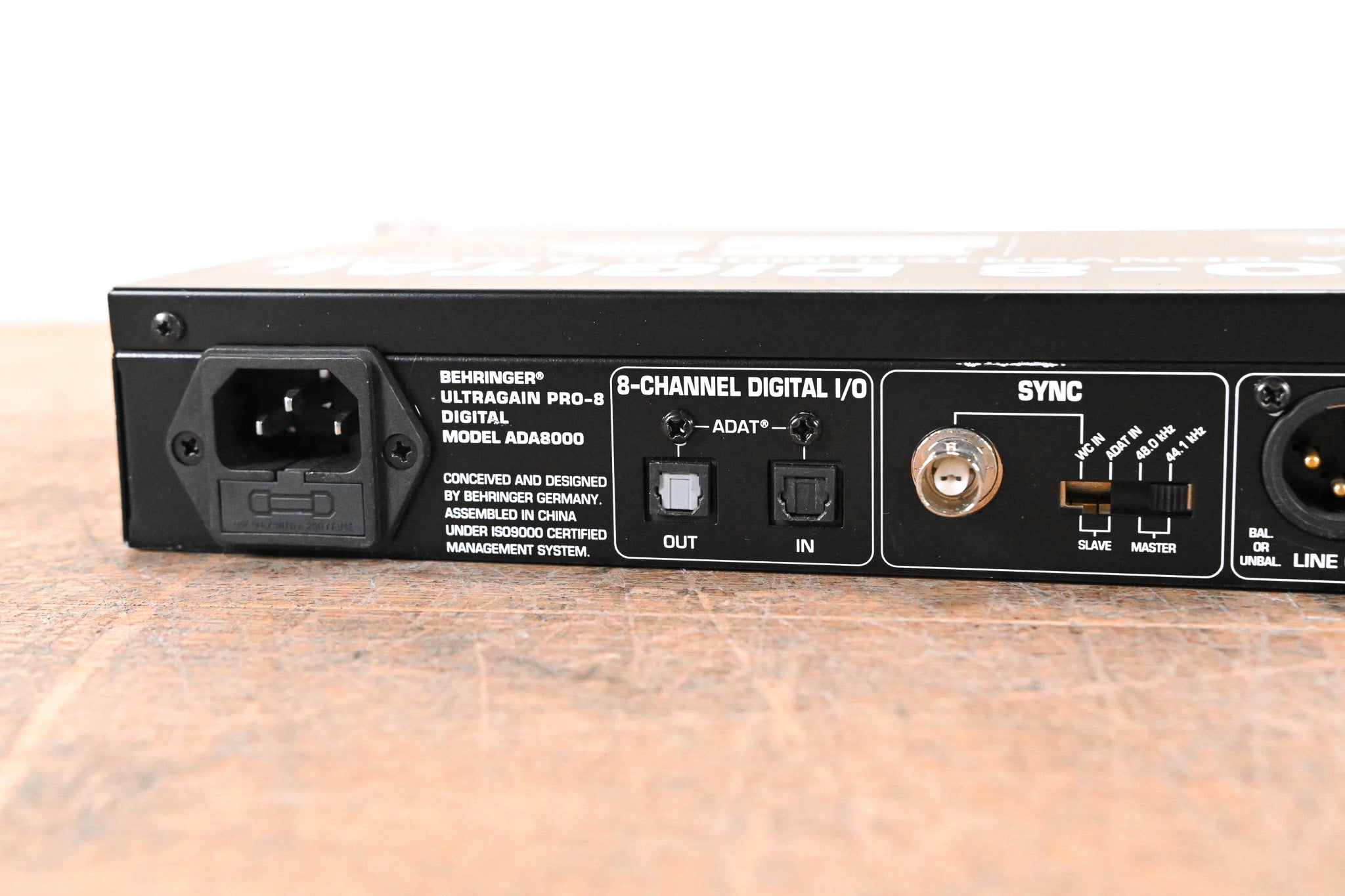 BEHRINGER ベリンガー ADA8000 AD/DA コンバータ 8ch Behringer | Product | ADA8000