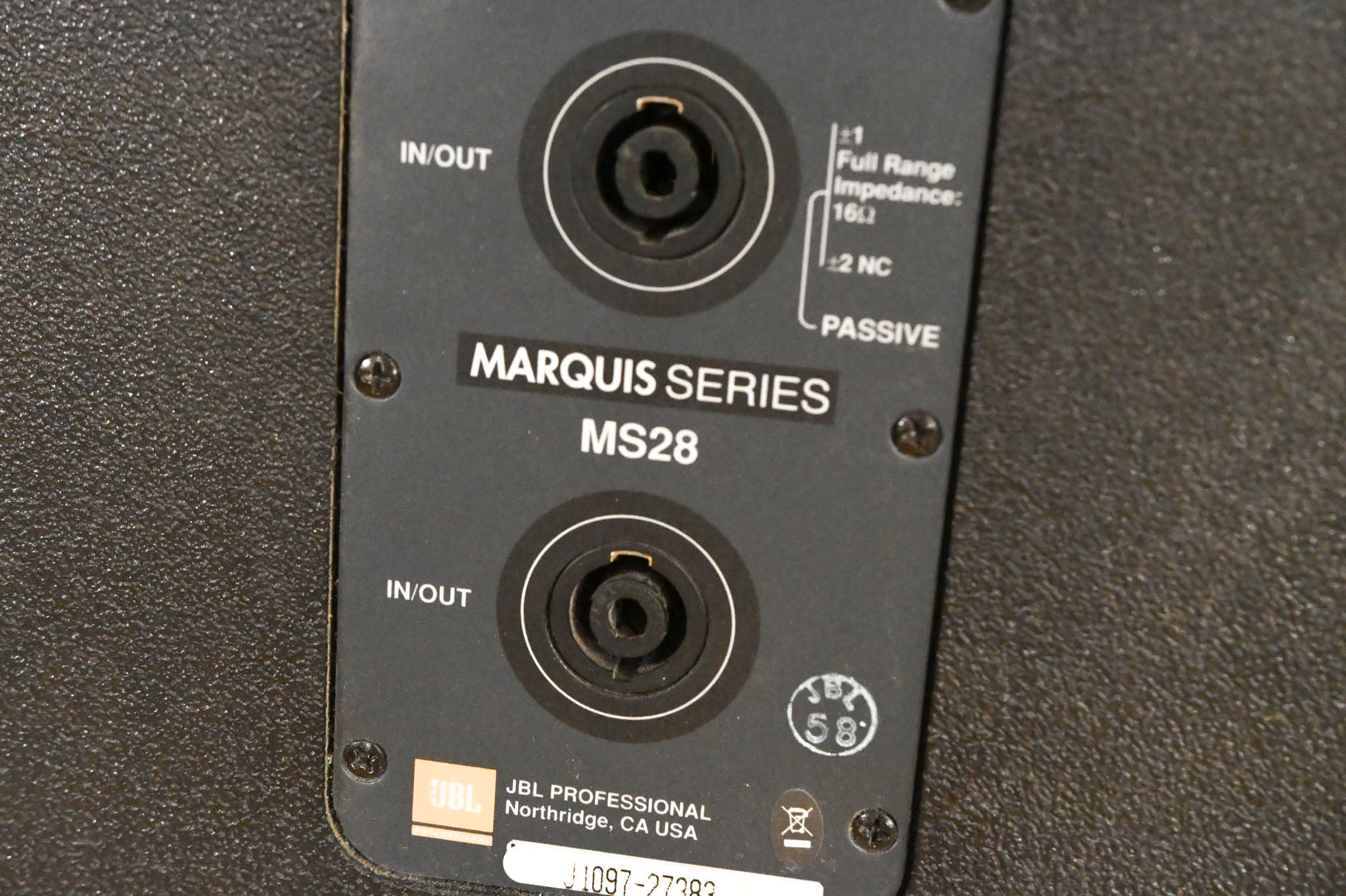 JBL MS28 Ultra Compact 2-Way Full Range Loudspeaker (PAIR)