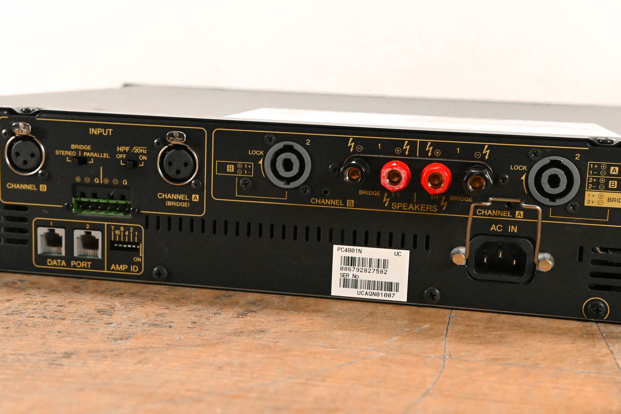 Yamaha PC4801N 2-Channel 475W Power Amplifier CG01SKD
