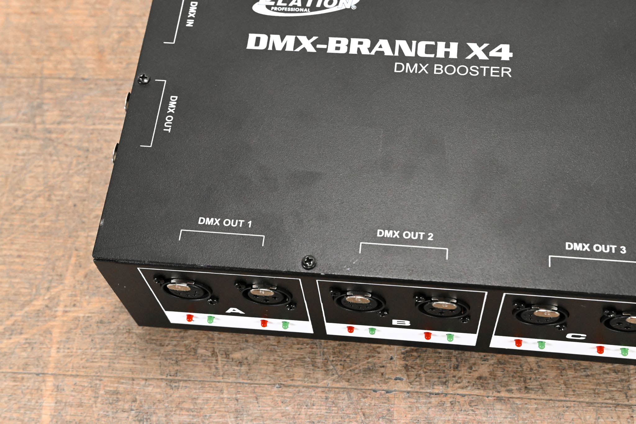 Elation DMX-Branch/4 4-Way 3-pin and 5-pin DMX Distributor