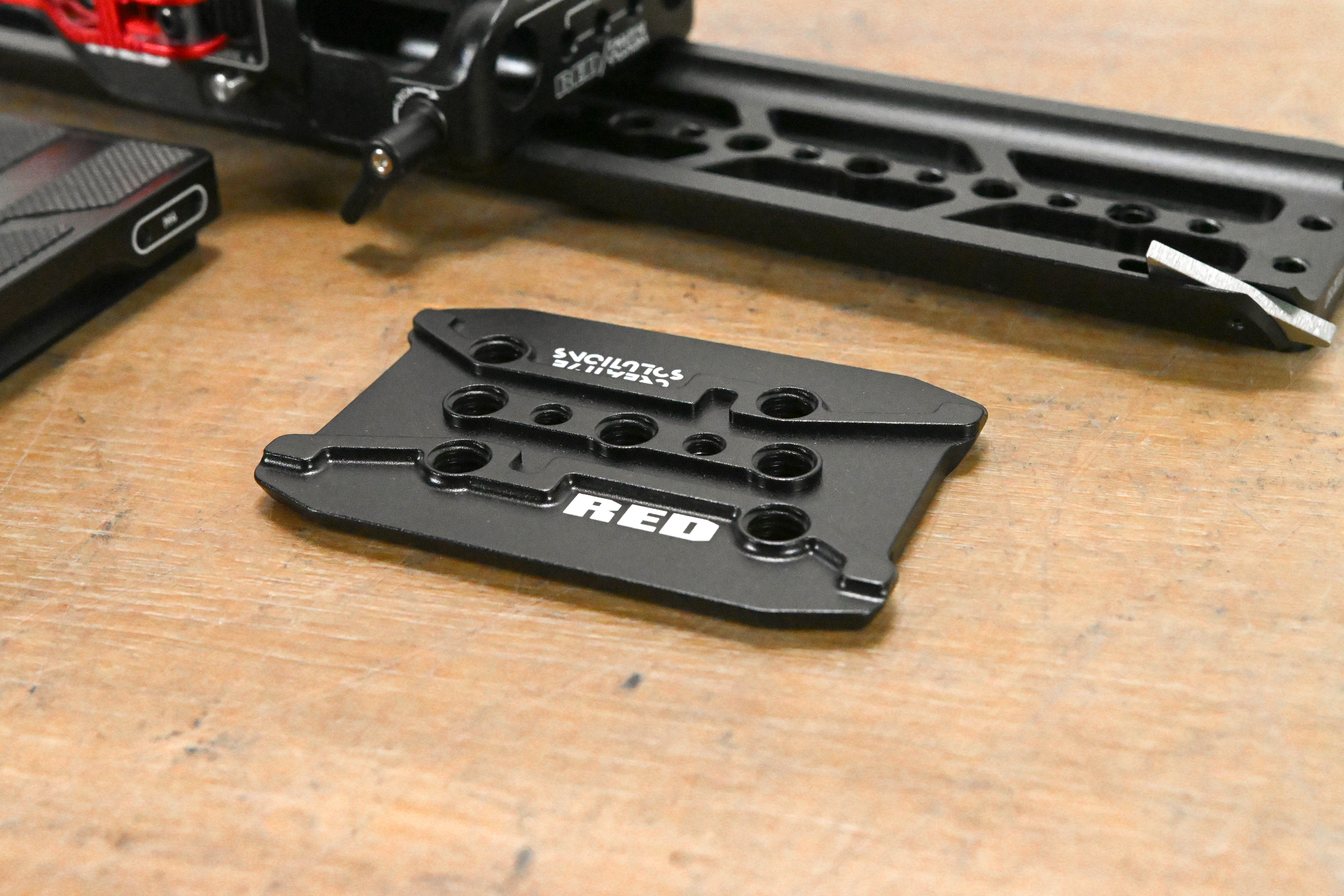 RED Digital Cinema V-RAPTOR QR Platform w/ Arca & Dovetail Plate