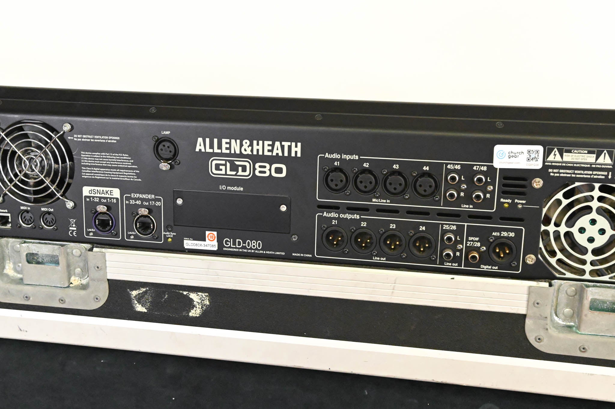 Allen & Heath GLD-80 Digital Audio Mixing Surface with Road Case