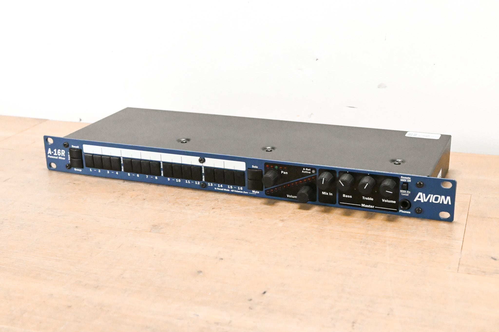 Aviom A-16R Rack-Mounted Personal Mixer