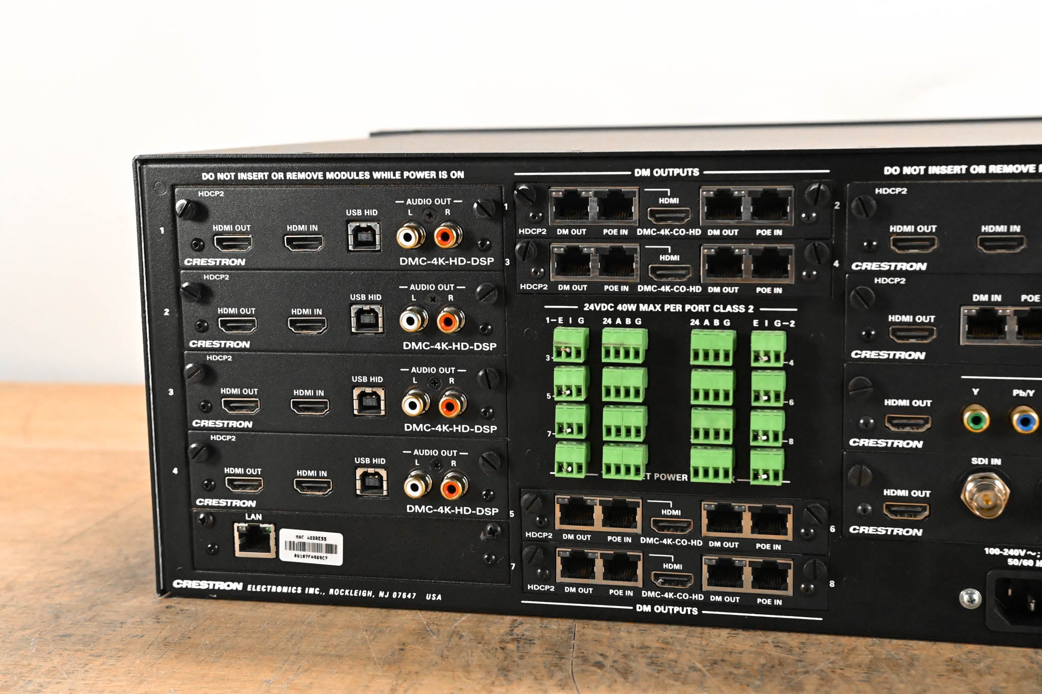 Crestron DM-MD8X8 8x8 DigitalMedia Switcher
