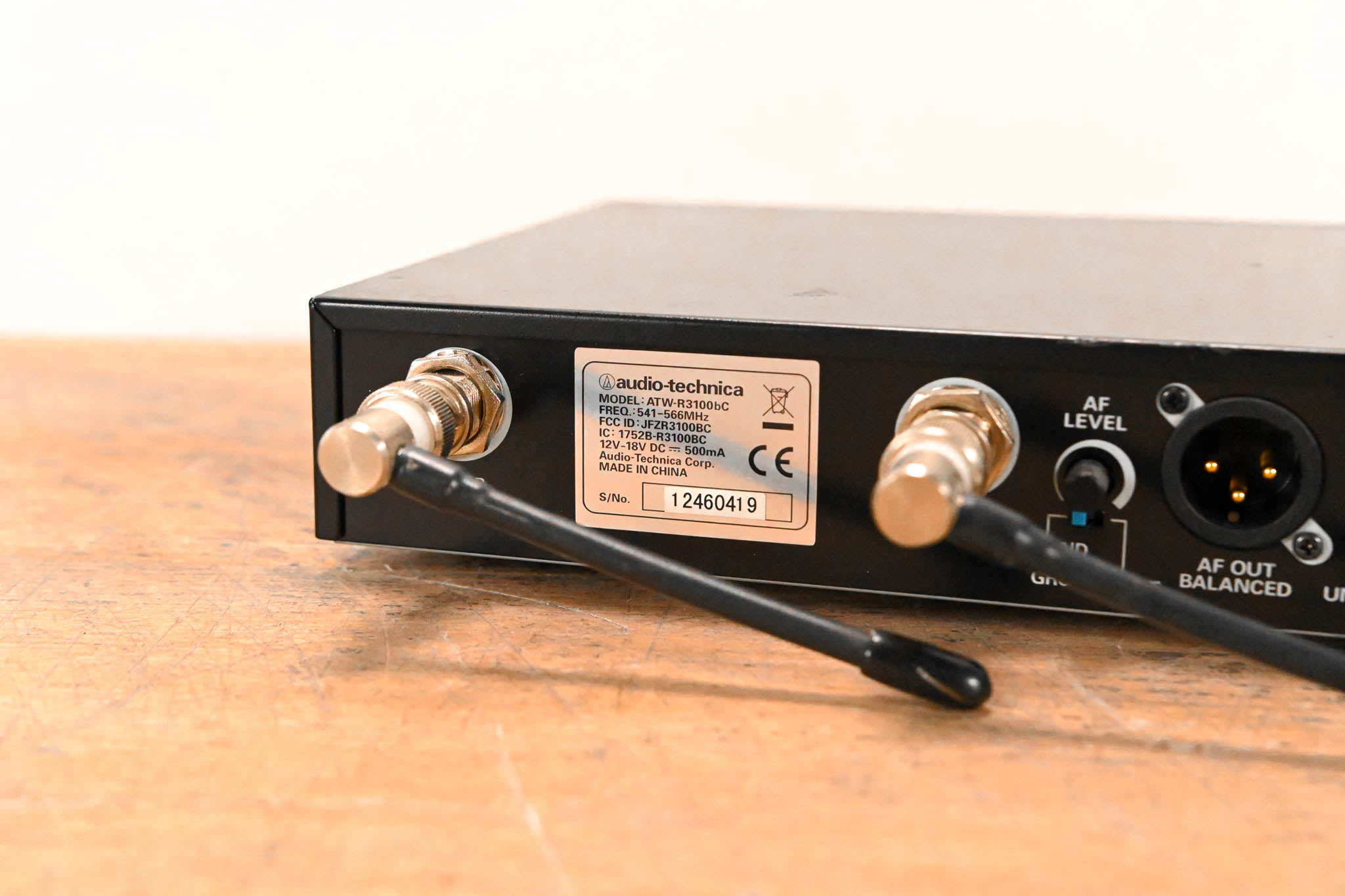 Audio-Technica ATW-R3100bC Wireless Receiver - 541-566 MHz (NO PSU)
