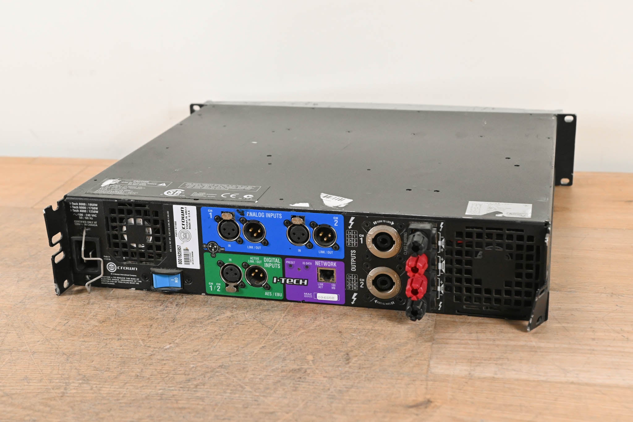 Crown I-Tech 4000 2-Channel Power Amplifier