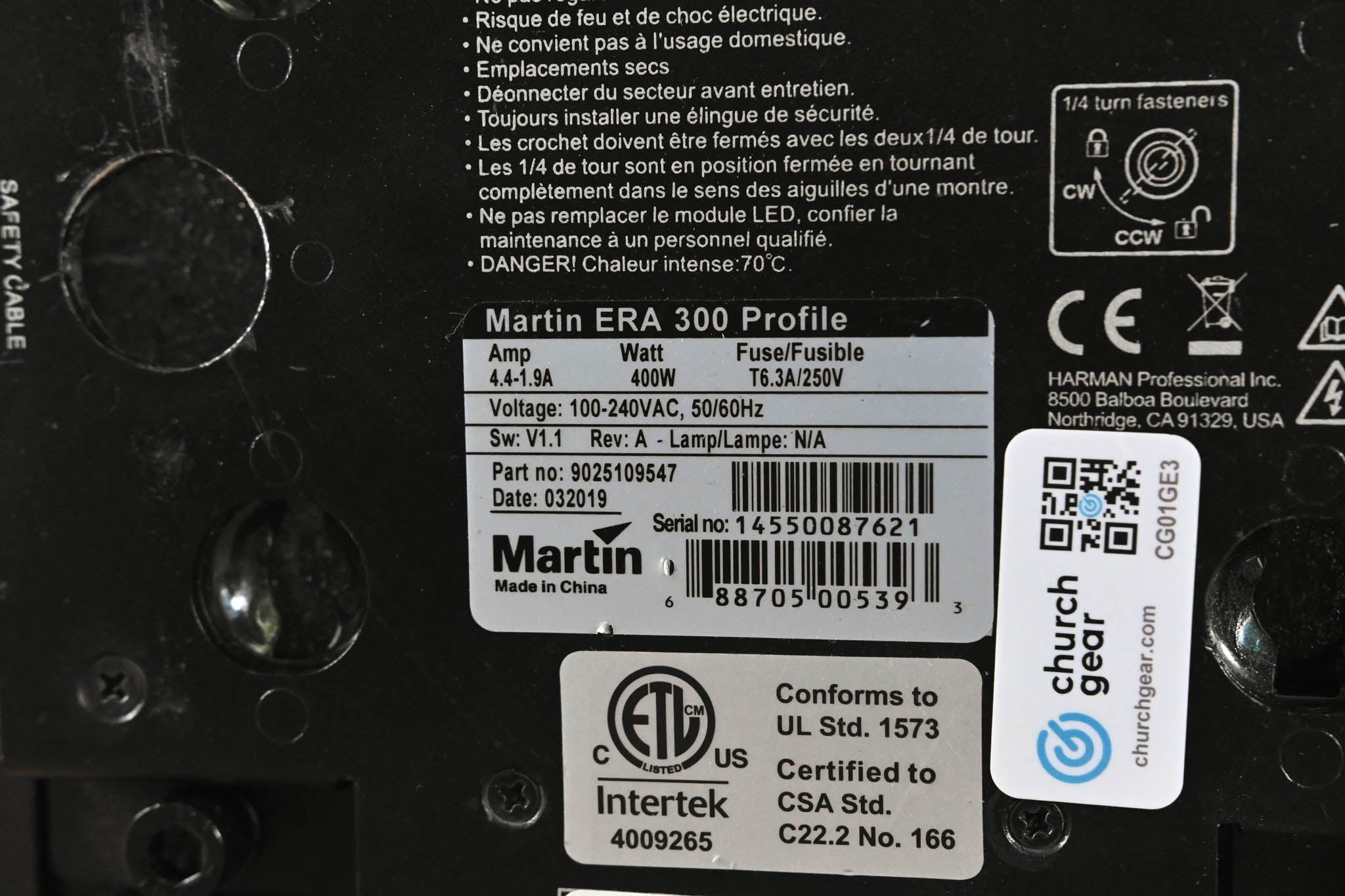 Martin ERA 300 Profile Compact LED Moving Head Profile