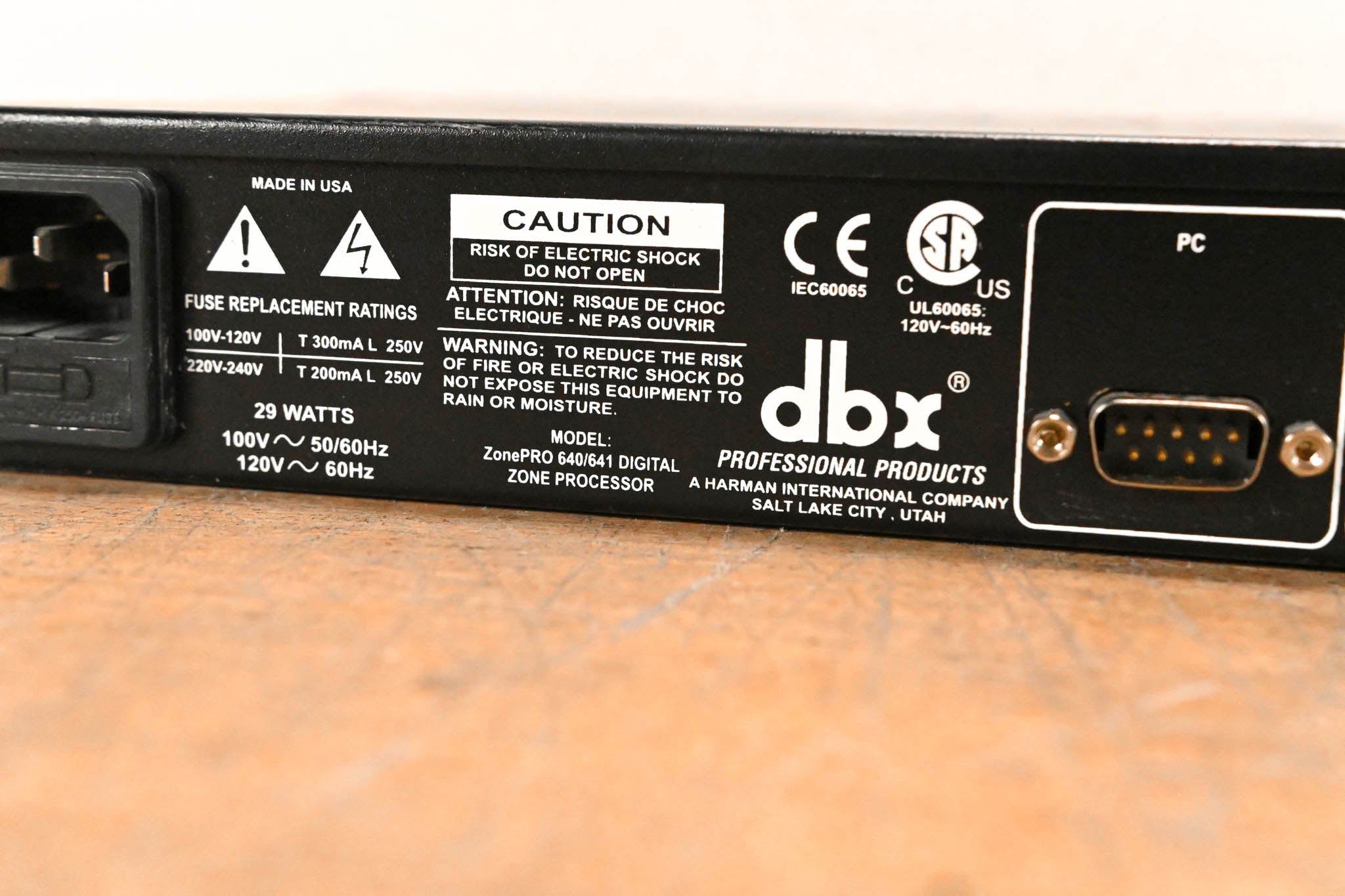 dbx ZonePRO 641 6x4 Digital Zone Processor