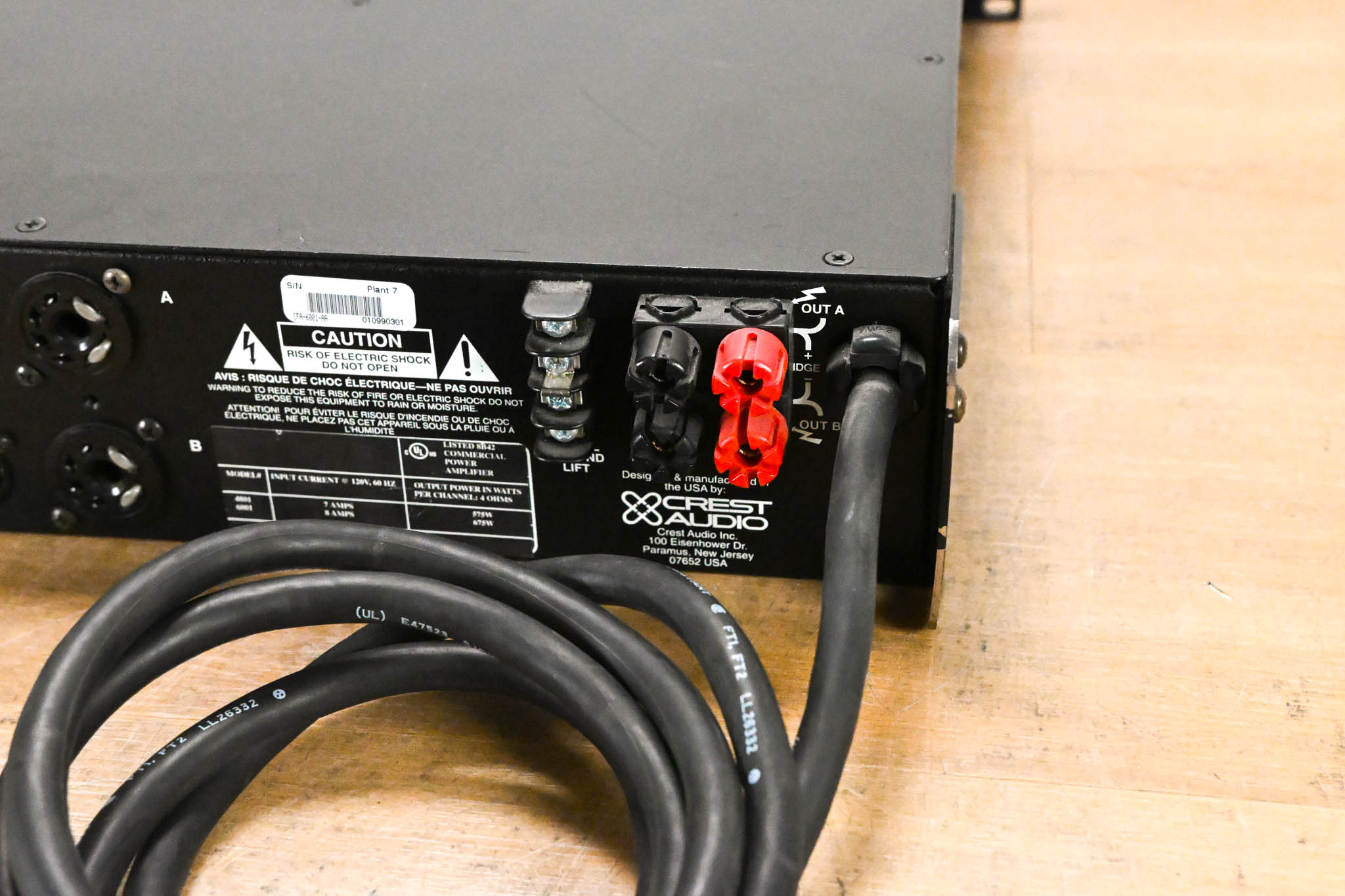 Crest Audio 6001 2-Channel Power Amplifier