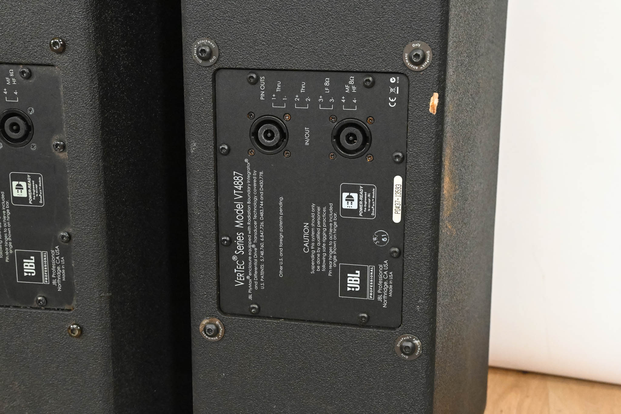 JBL VT4887 Compact Bi-Amplified 3-Way Line Array Element (PAIR)