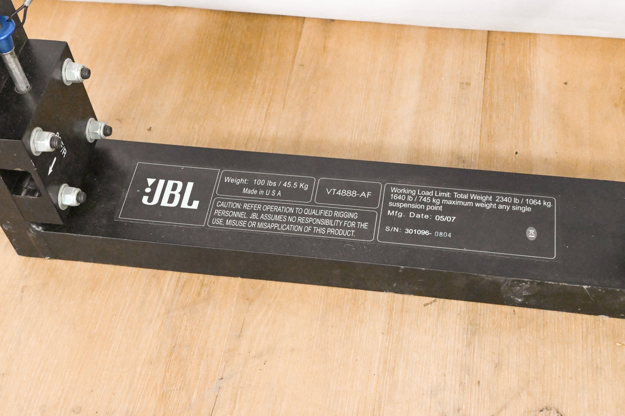 JBL VT4888-AF Array Frame for VT Systems