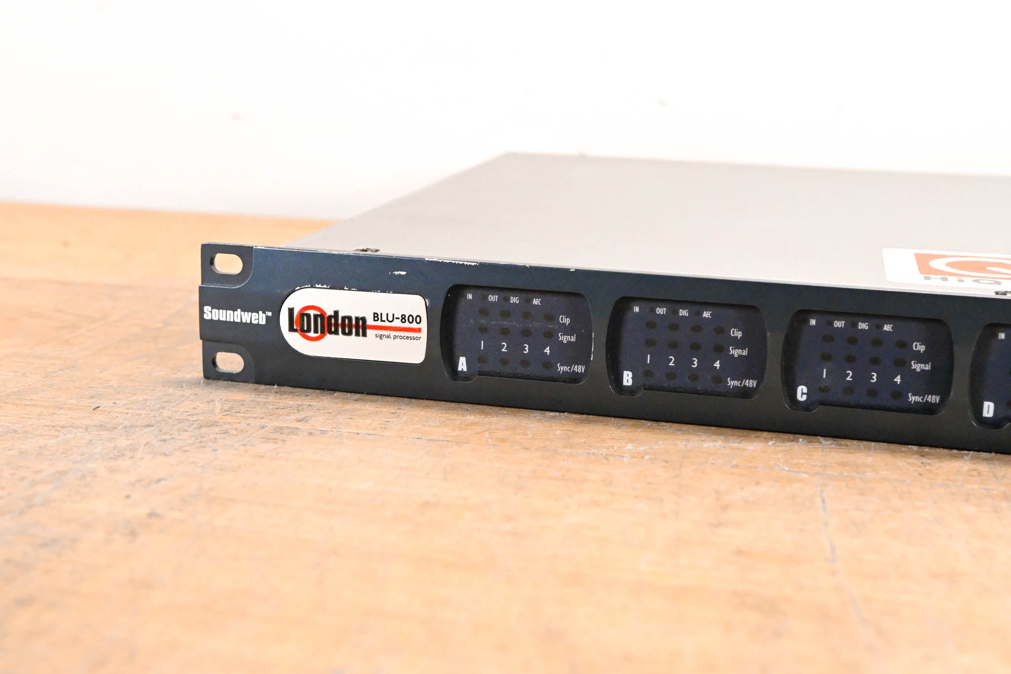 BSS London BLU-800 Signal Processor with BLU link and CobraNet