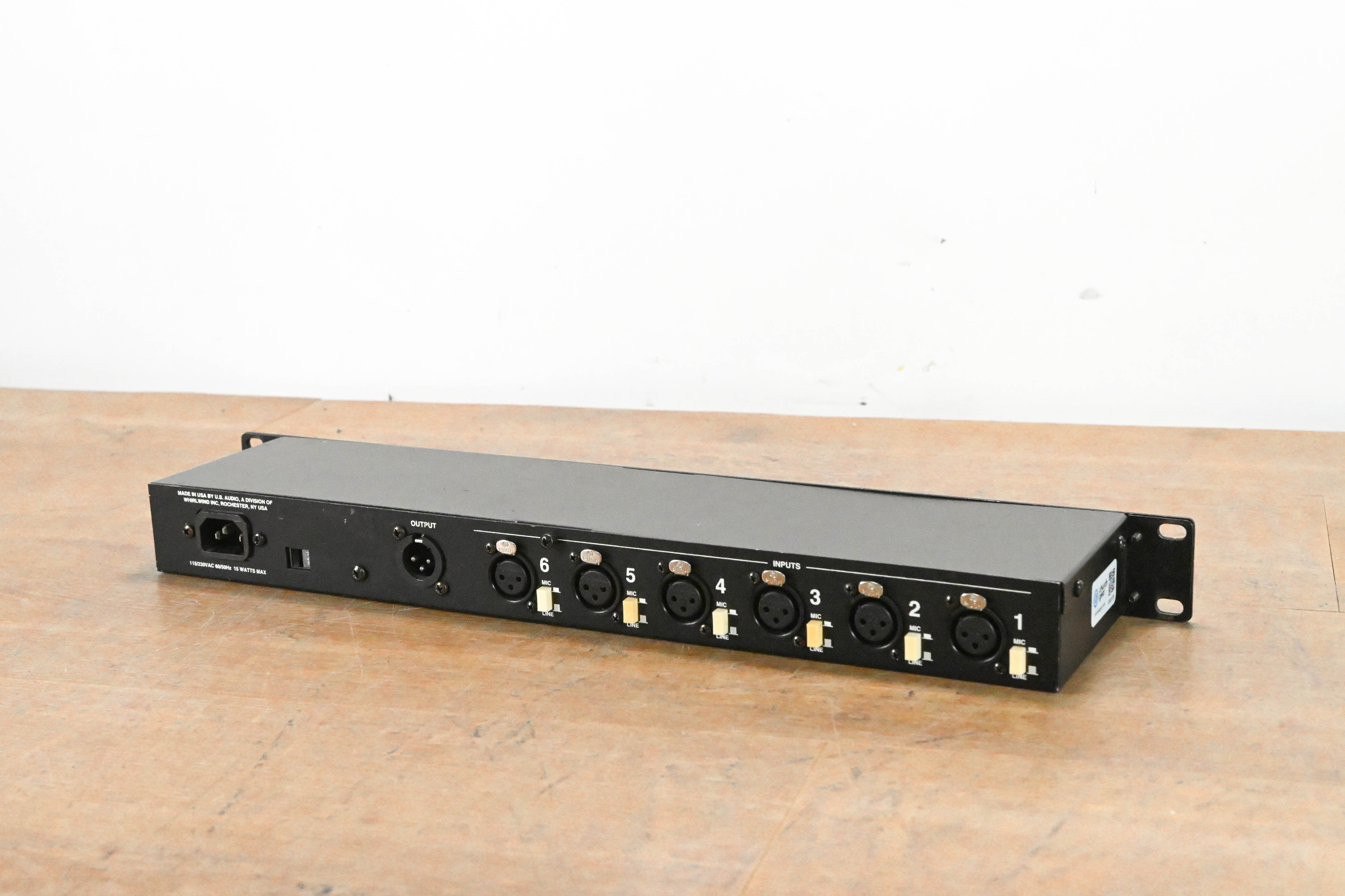 Whirlwind MIX-61 6-Channel Audio Mixer