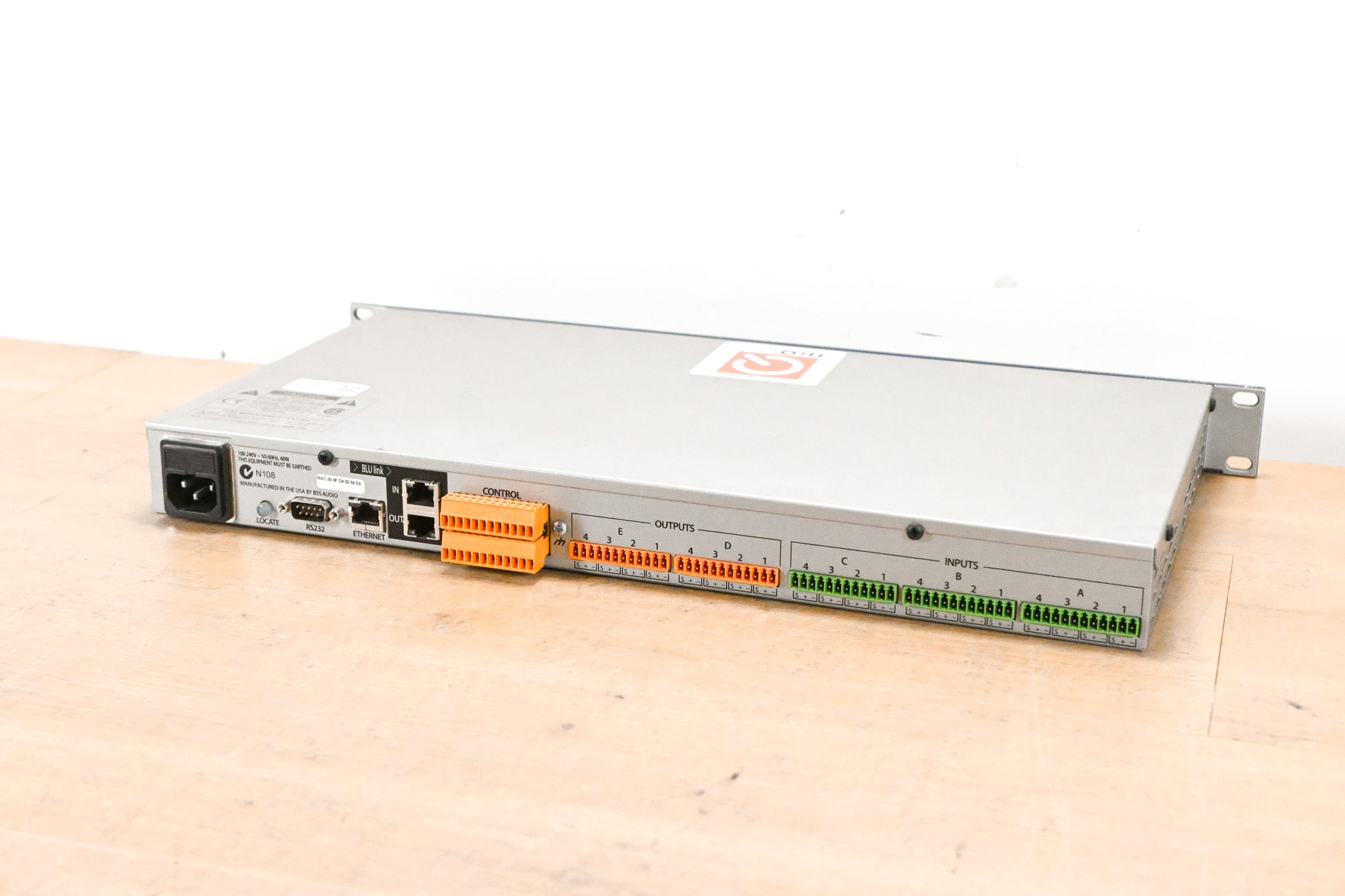 BSS London BLU-100 12x8 Signal Processor with BLU Link