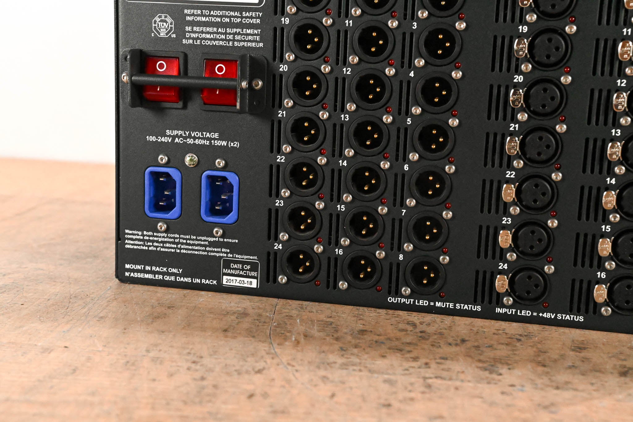 Midas DL231 24x24 Active Microphone Splitter