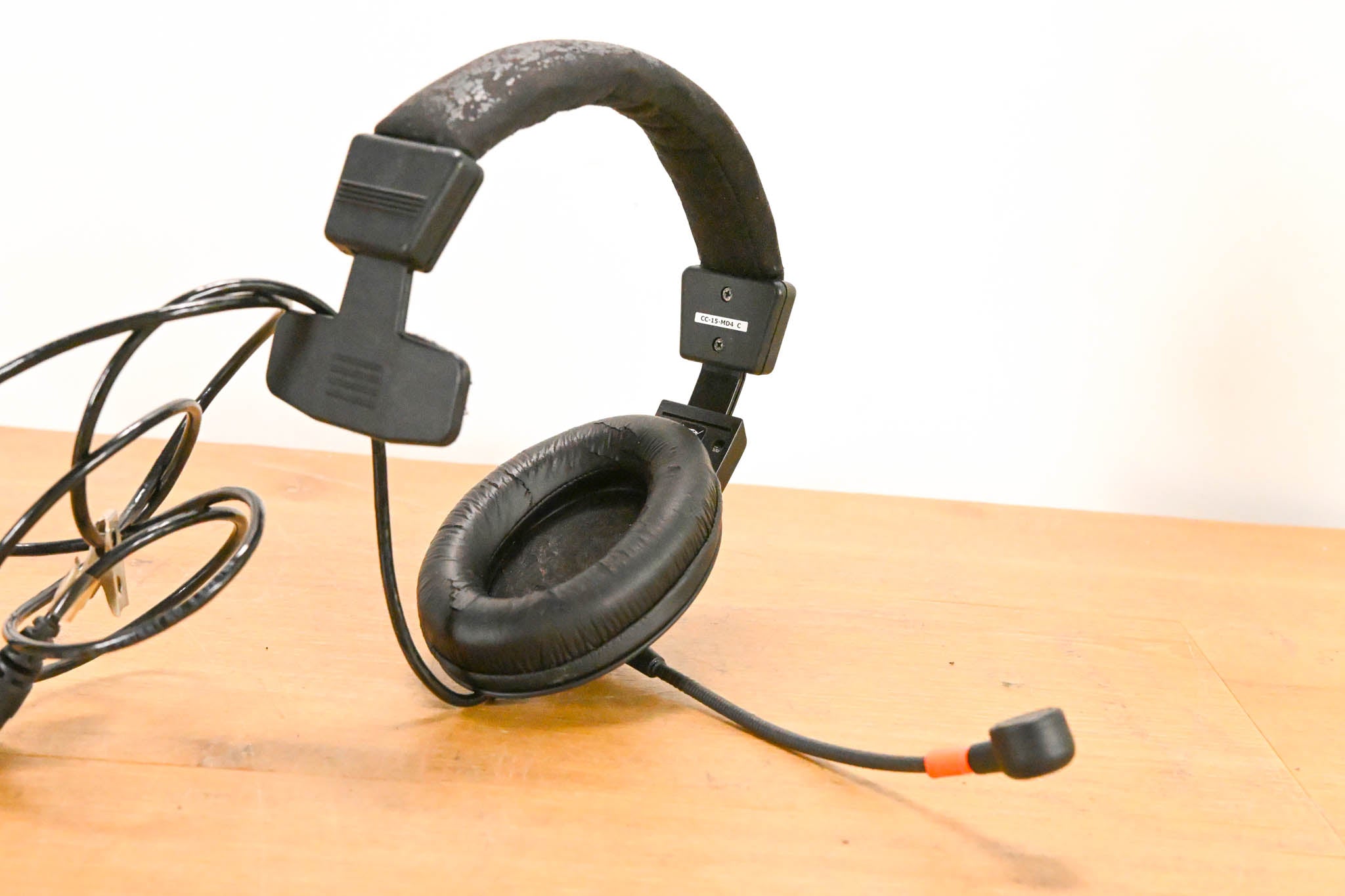 Clear-Com CC-15-MD4 Single-Ear Intercom Headset with Mini DIN Connector