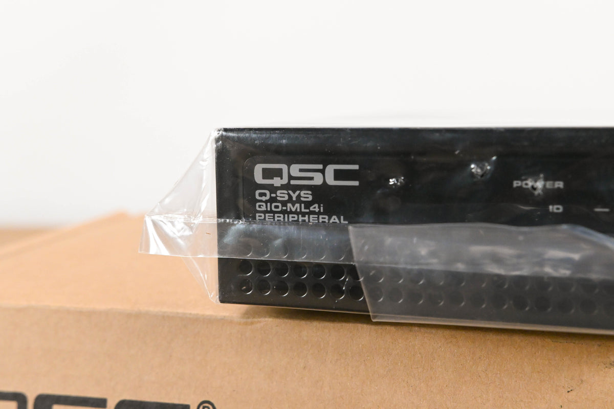 QSC Q-SYS QIO-ML4i Network Mic/Line Input Expander (NO POWER SUPPLY)