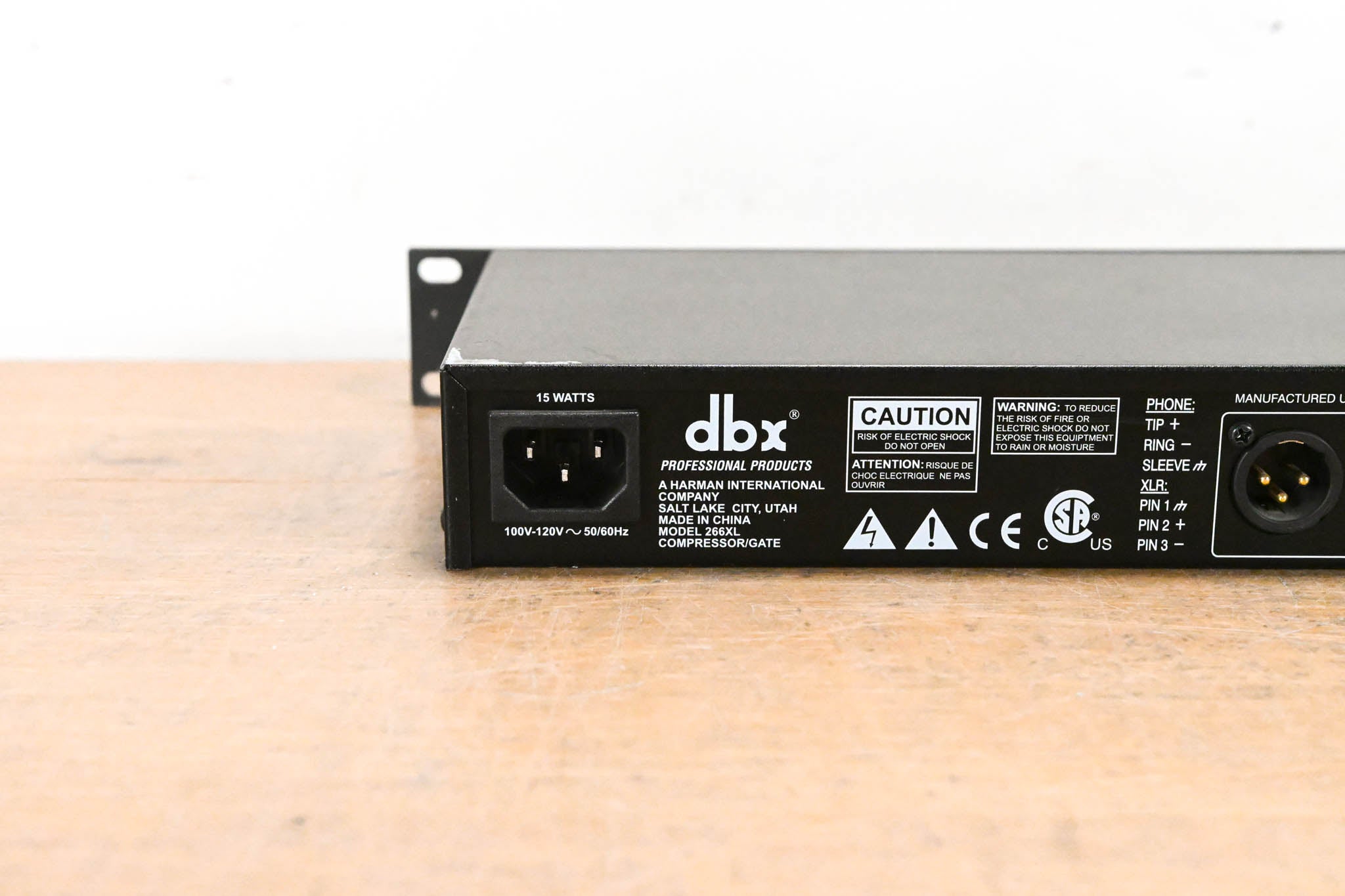 dbx 266XL 2-Channel Compressor/Gate