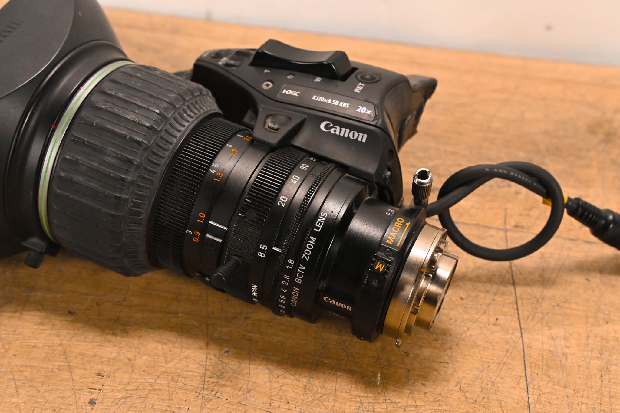 Canon KJ20x8.5B KRS HDgc 20x 2/3" ENG High Definition Telephoto Lens