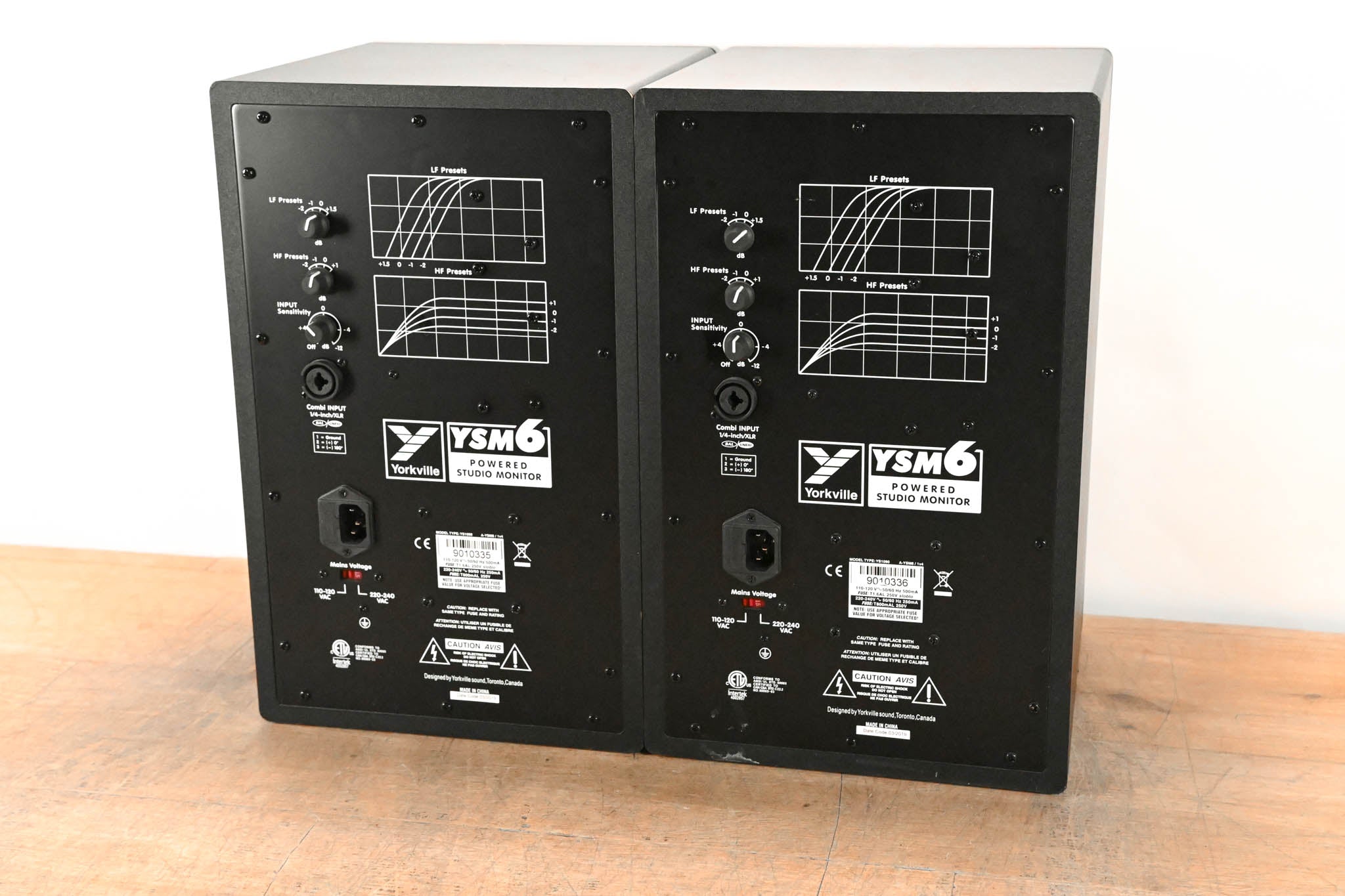 Yorkville YSM6 6.5" Nearfield Powered Studio Reference Monitor (PAIR)