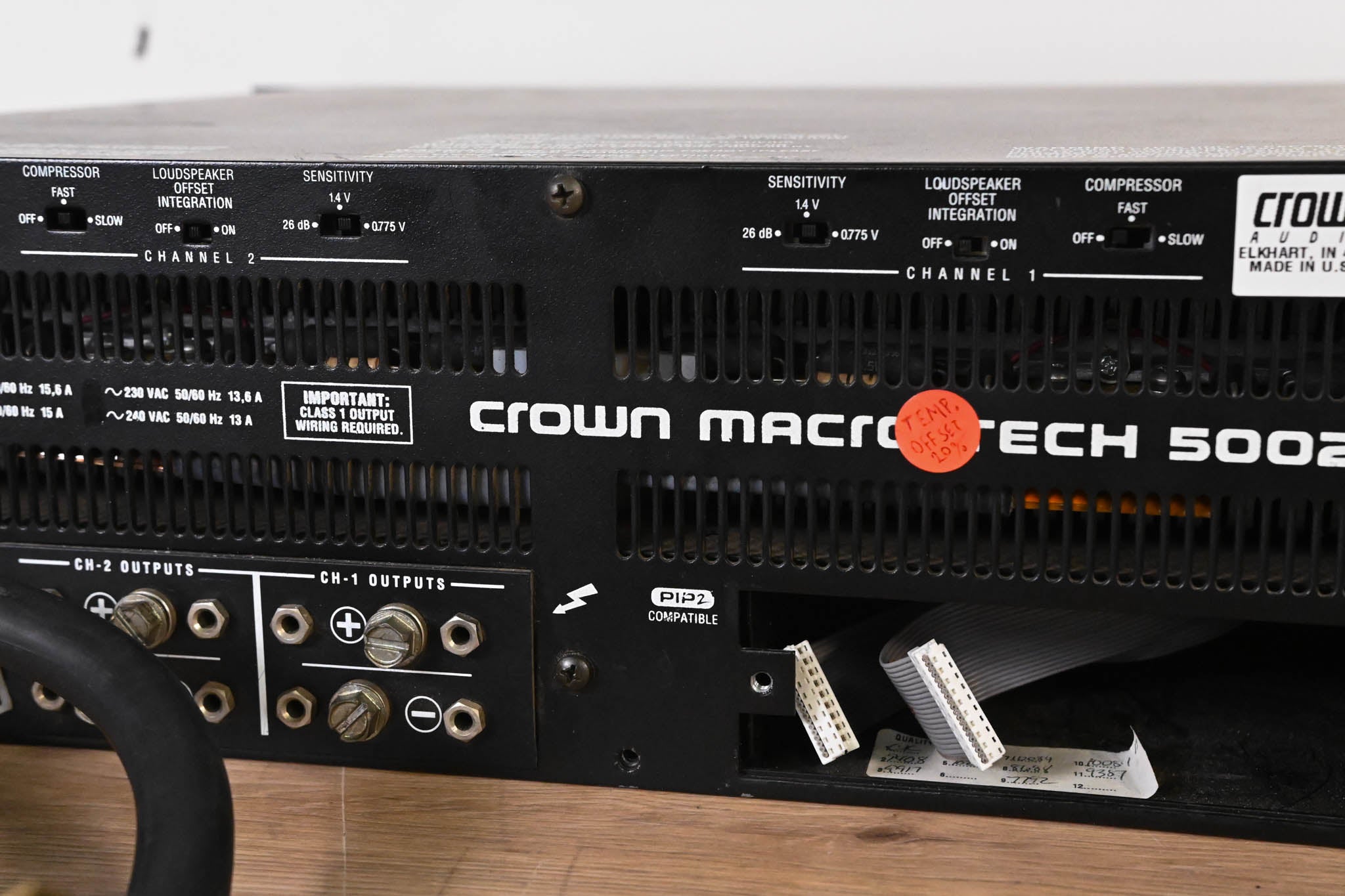 Crown Macro-Tech 5002VZ 2-Channel Power Amplifier