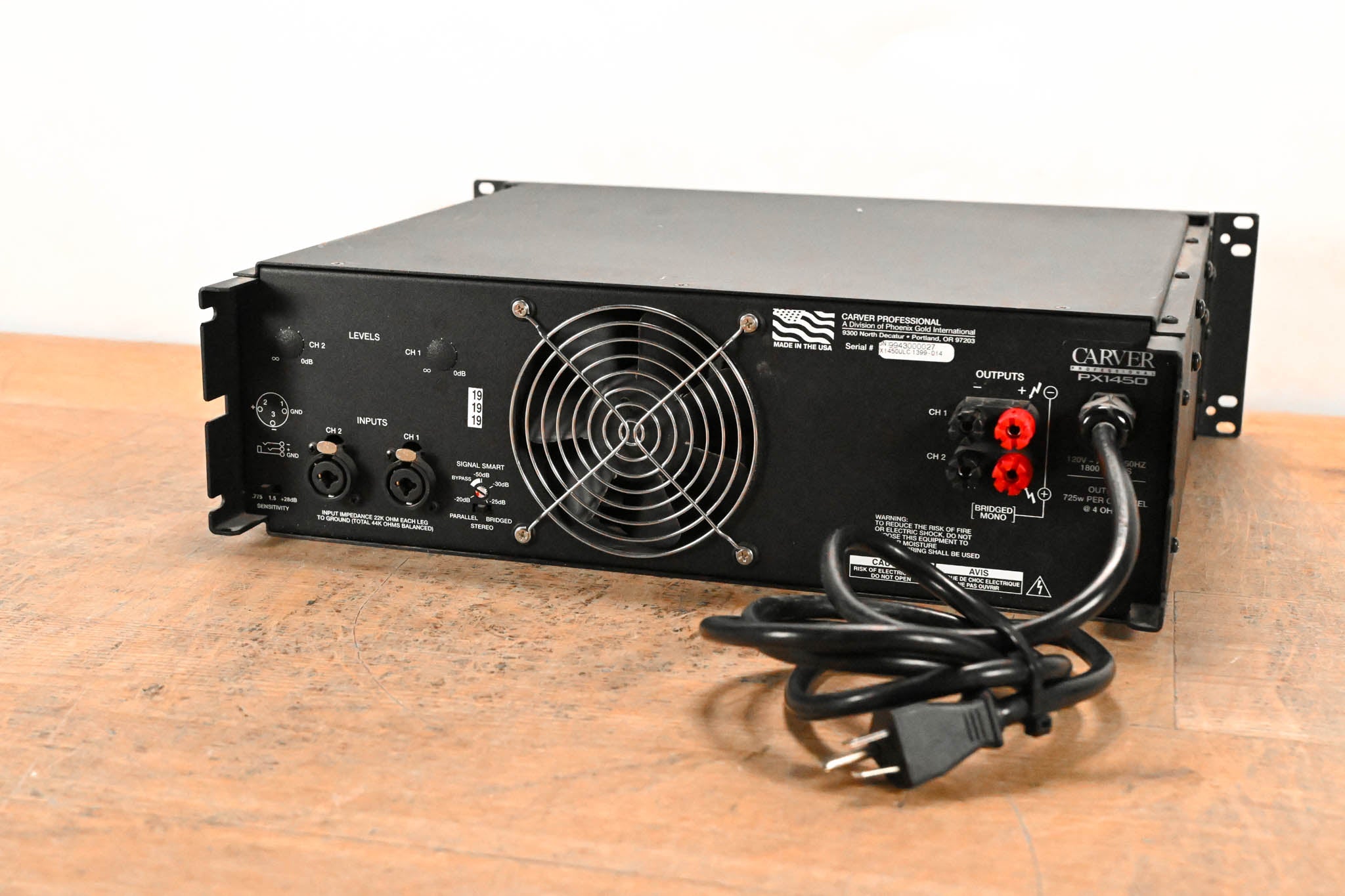 Carver PX1450 2-Channel Power Amplifier