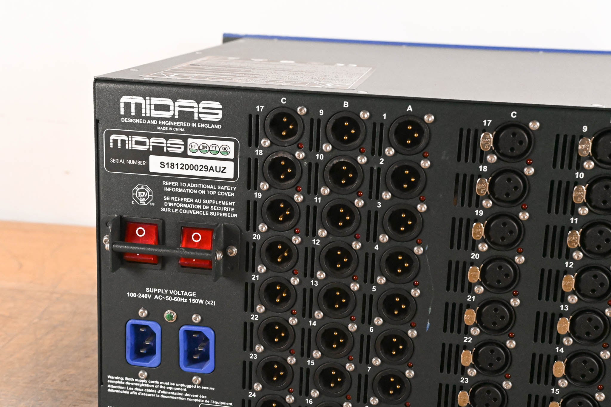 Midas DL231 24x24 Active Microphone Splitter