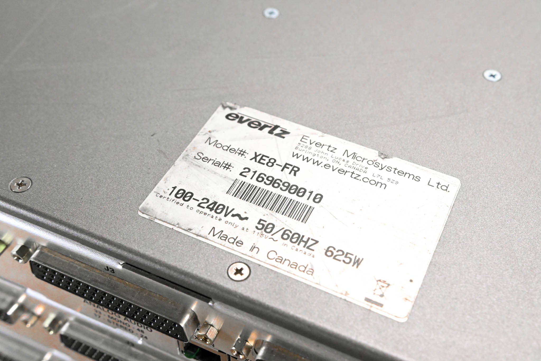 Evertz XE8-128x128 Xenon Multi-Format Router CG0003F