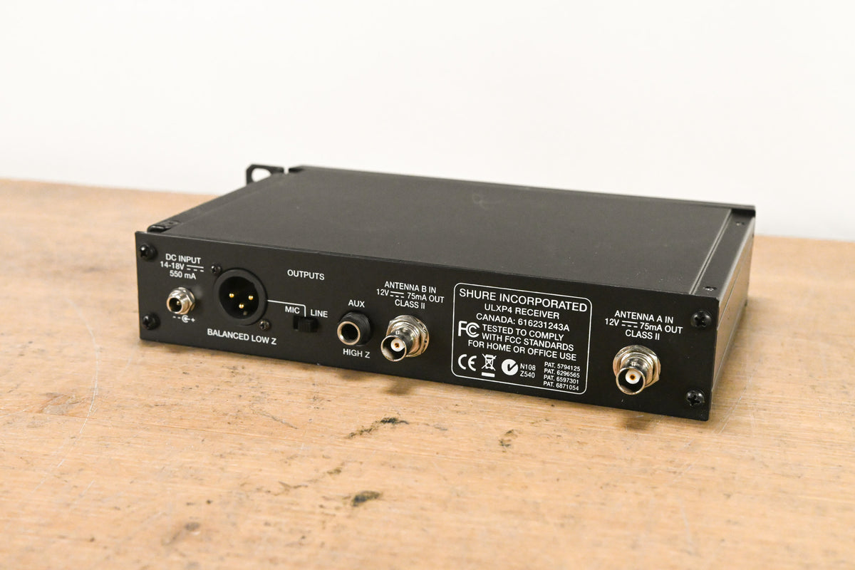 Shure ULXP14 Bodypack Wireless System J1 Band 554-590MHz NO POWER SUPPLY