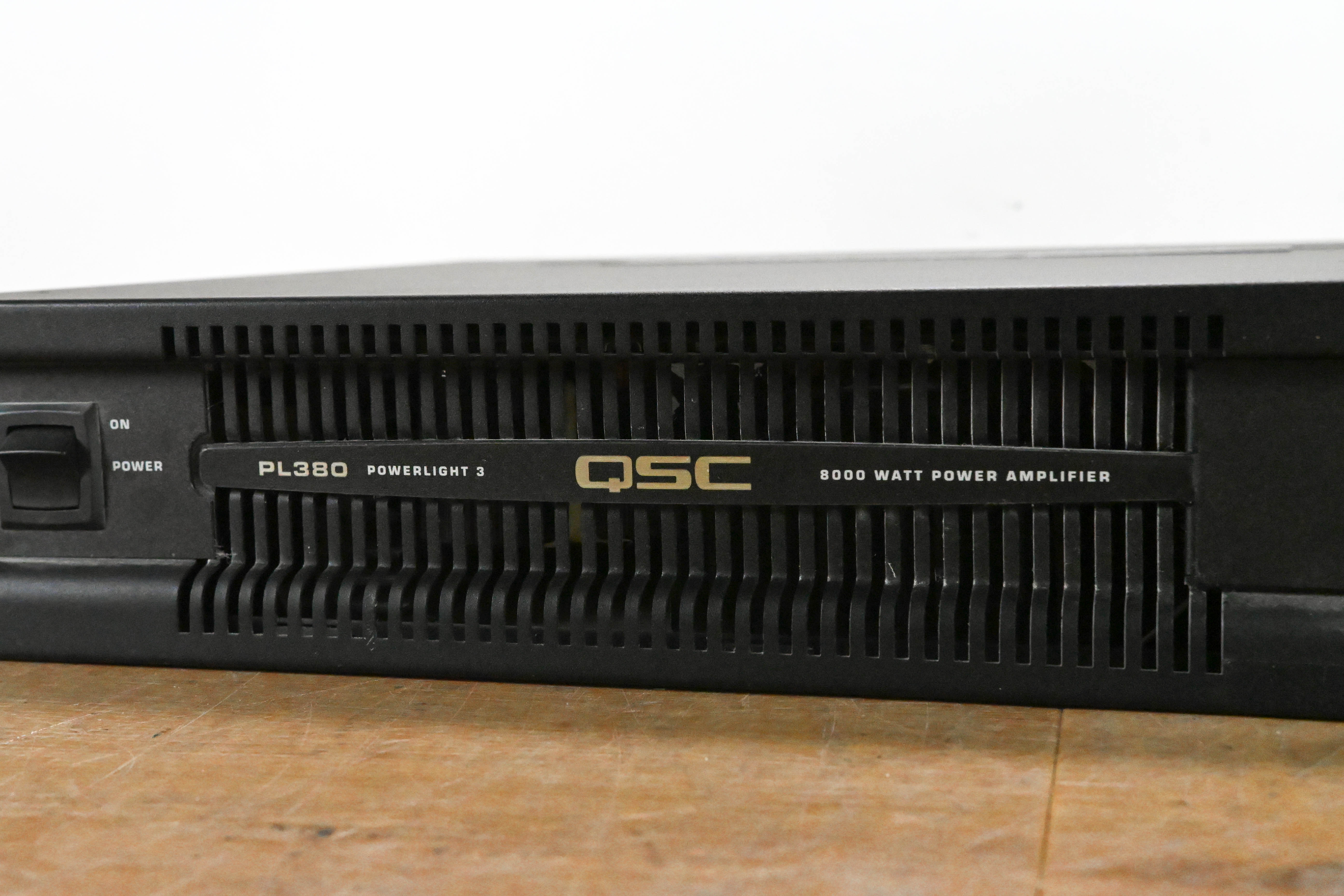 QSC PL380 Powerlight 3 Series 2-Channel Power Amplifier