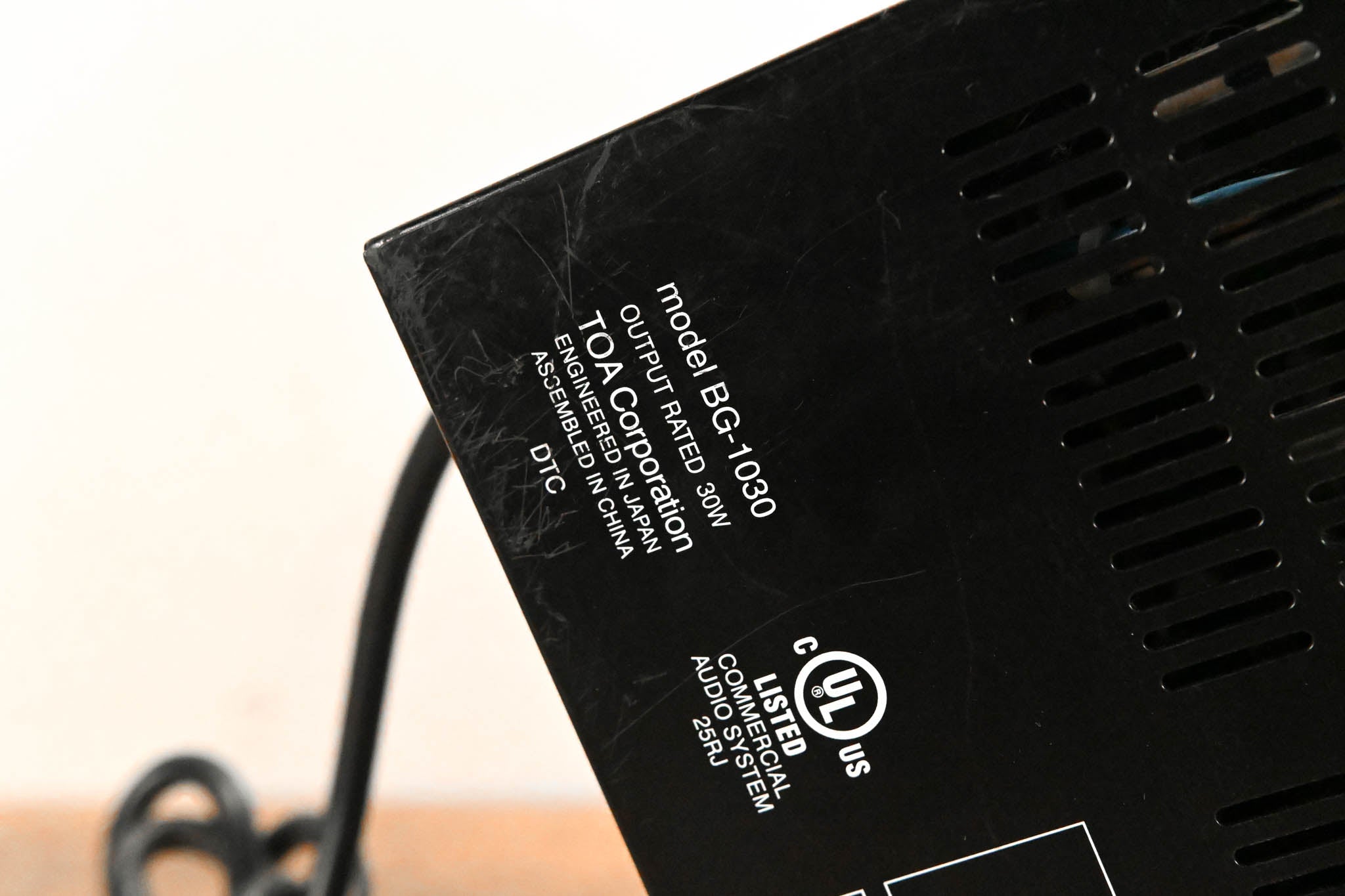 TOA BG-1030 5-Channel Mixer/Amplifer